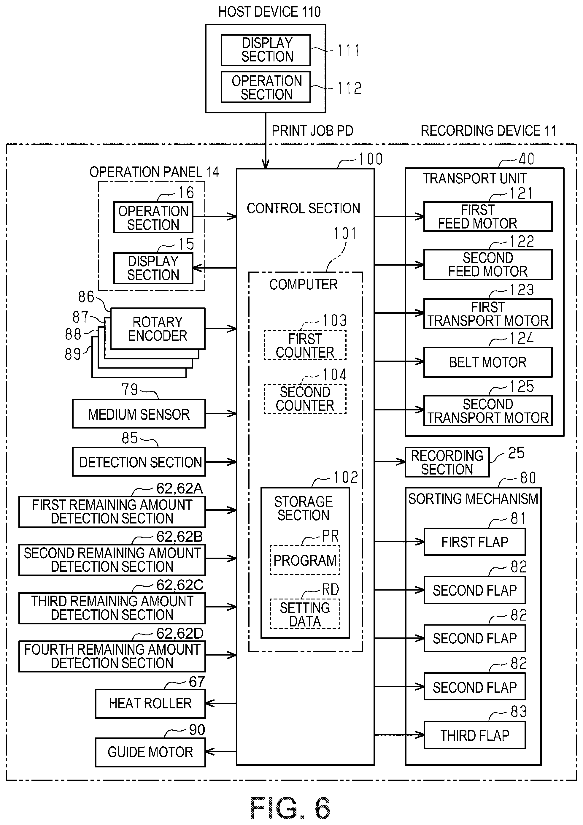 Patent US12312210 Figure 5 – Recording device