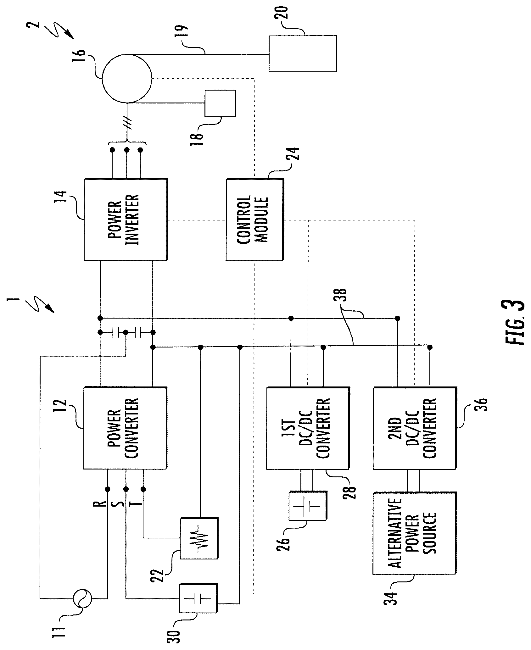 Patent US12312211 Figure 3 – Power management in an elevator system