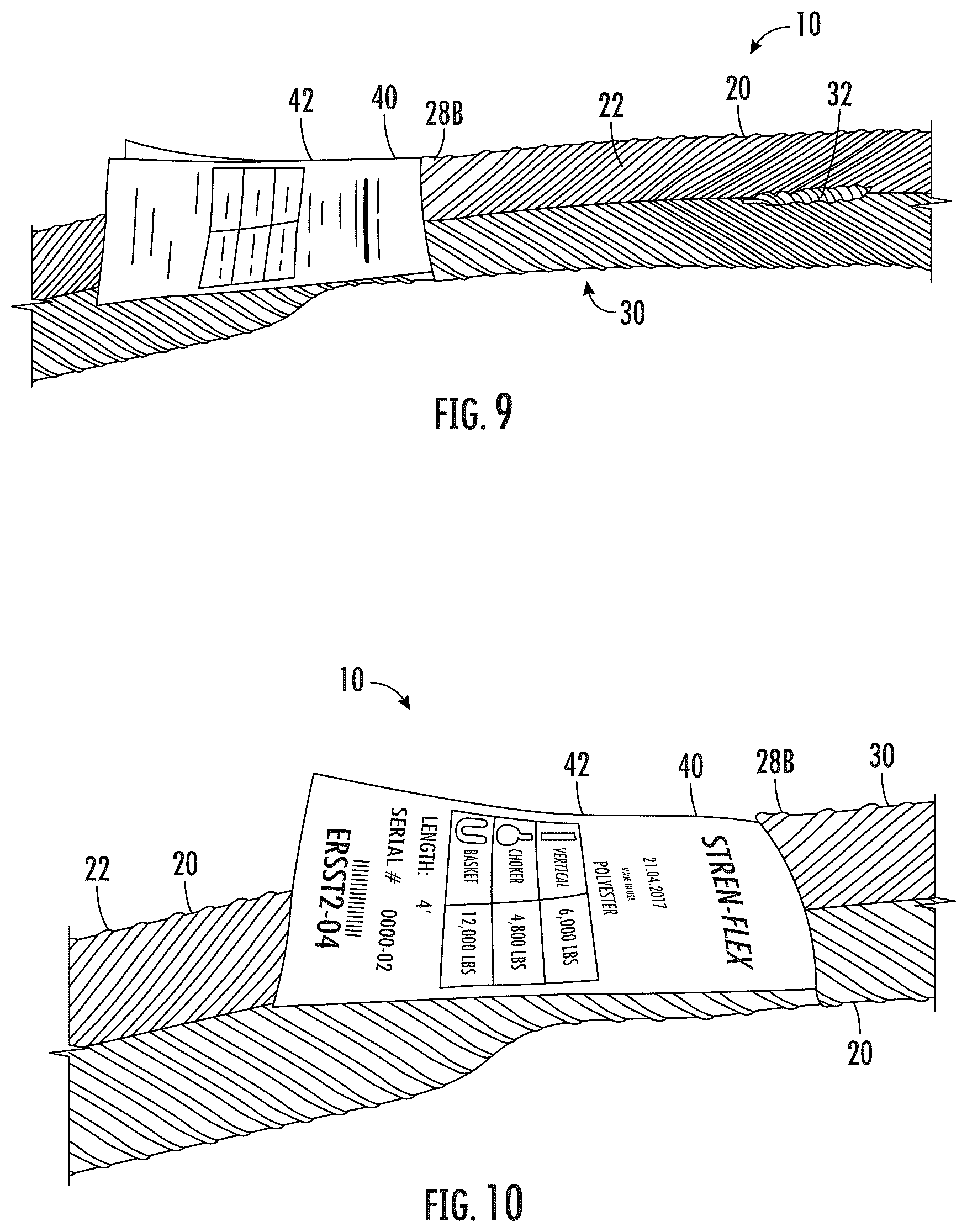 Patent US12312216 Figure 5 – Synthetic lifting slings and related methods