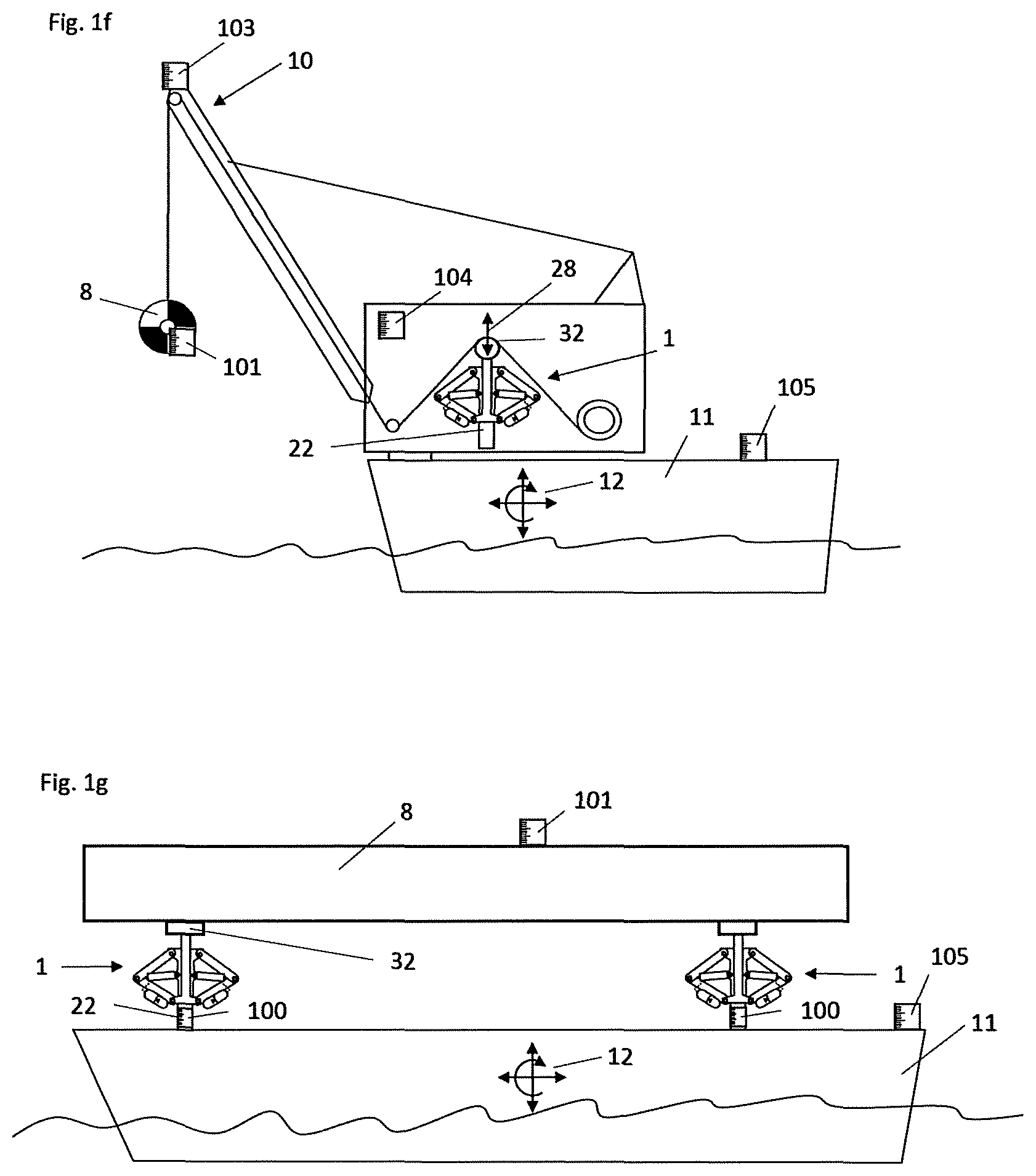 Patent US12312217 Figure 4 – (Heave) balancing device, hoisting system, method for hoisting and kit of parts for spring balancing a hoisting system