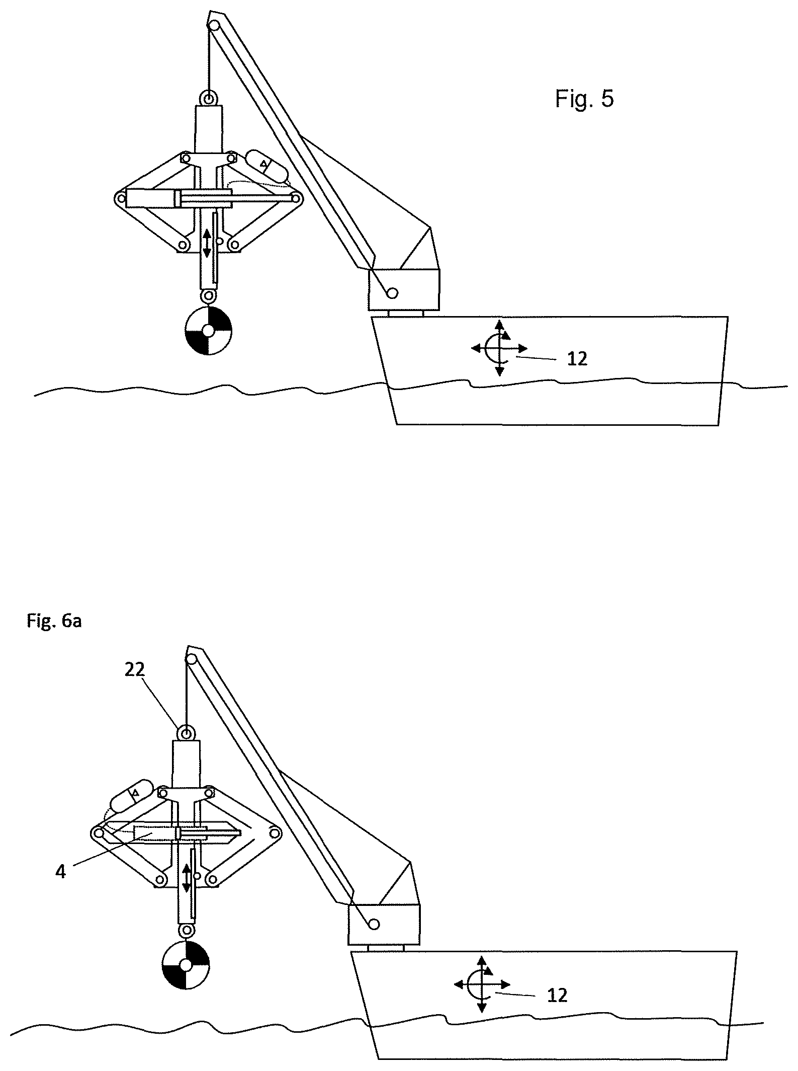 Patent US12312217 Figure 9 – (Heave) balancing device, hoisting system, method for hoisting and kit of parts for spring balancing a hoisting system
