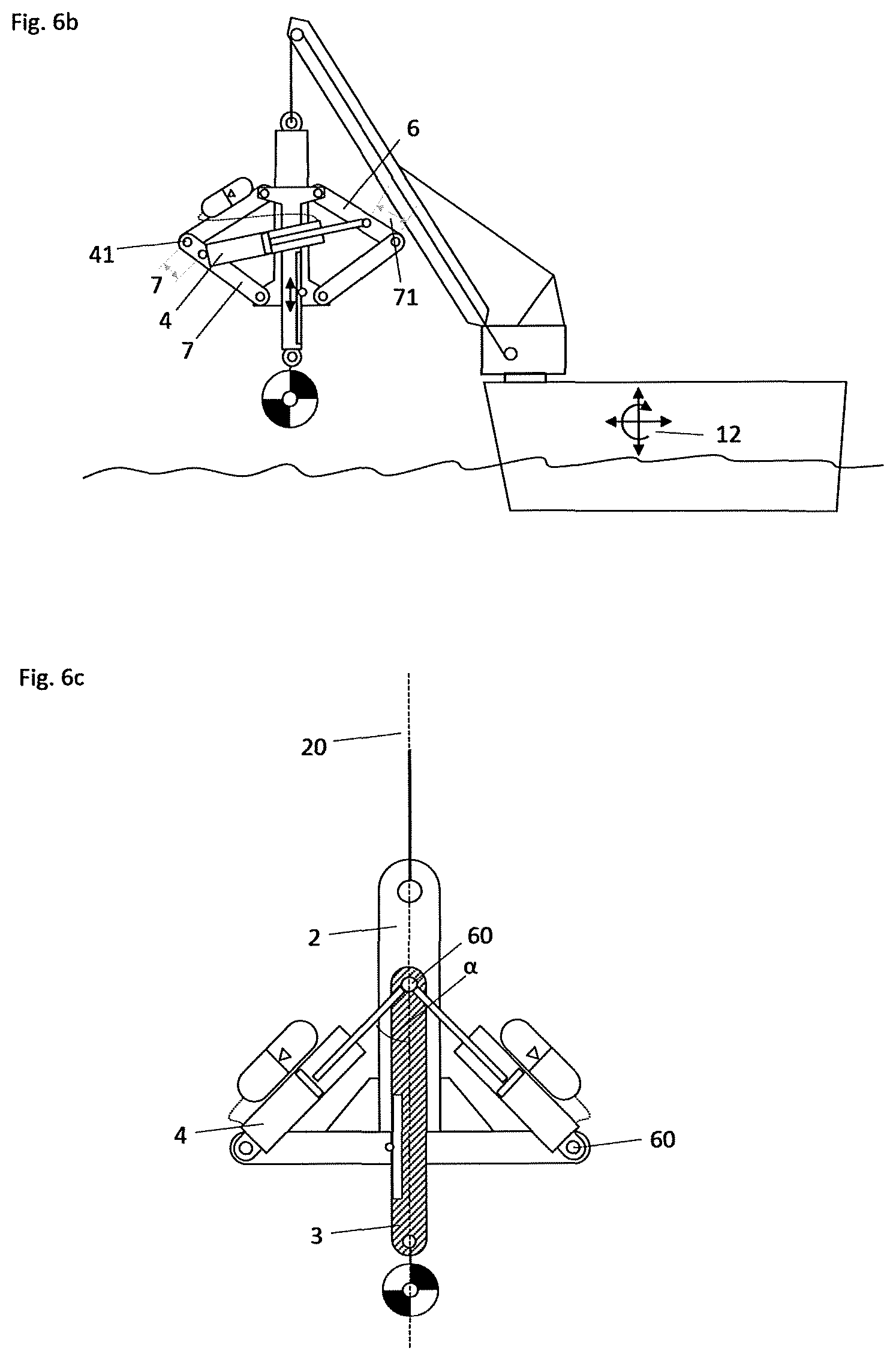 Patent US12312217 Figure 10 – (Heave) balancing device, hoisting system, method for hoisting and kit of parts for spring balancing a hoisting system