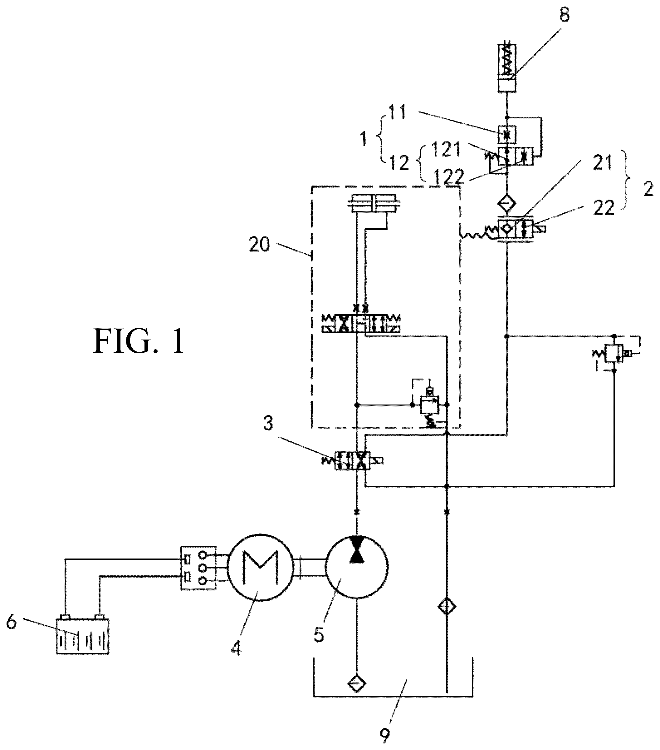 Patent US12312222 Figure 1 – Lifting mechanism