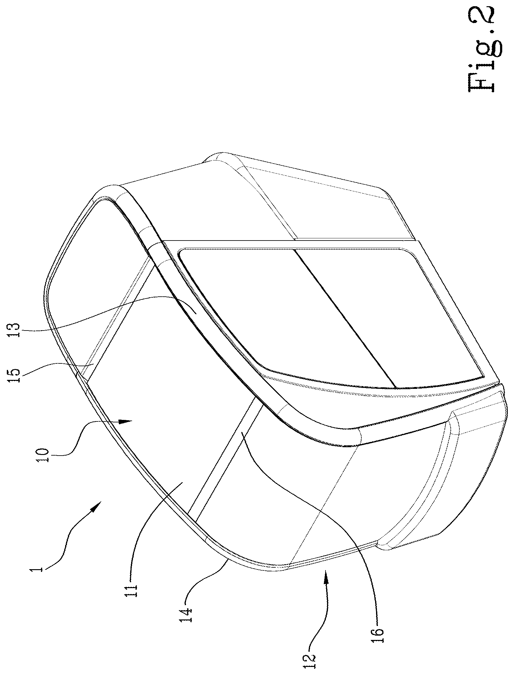 Patent US12312224 Figure 2 – Telehandler provided with improved cab