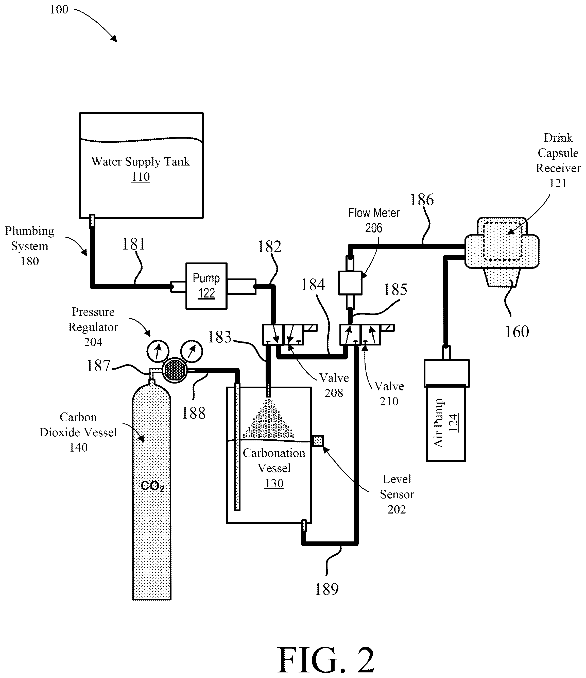 Patent US12312228 Figure 2 – Beverage devices, systems, and methods