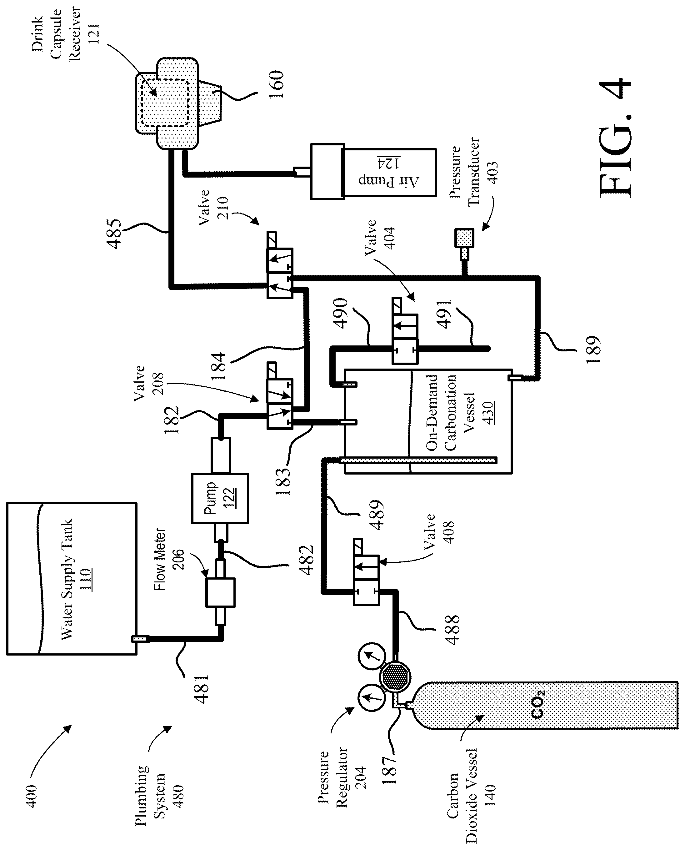 Patent US12312228 Figure 4 – Beverage devices, systems, and methods