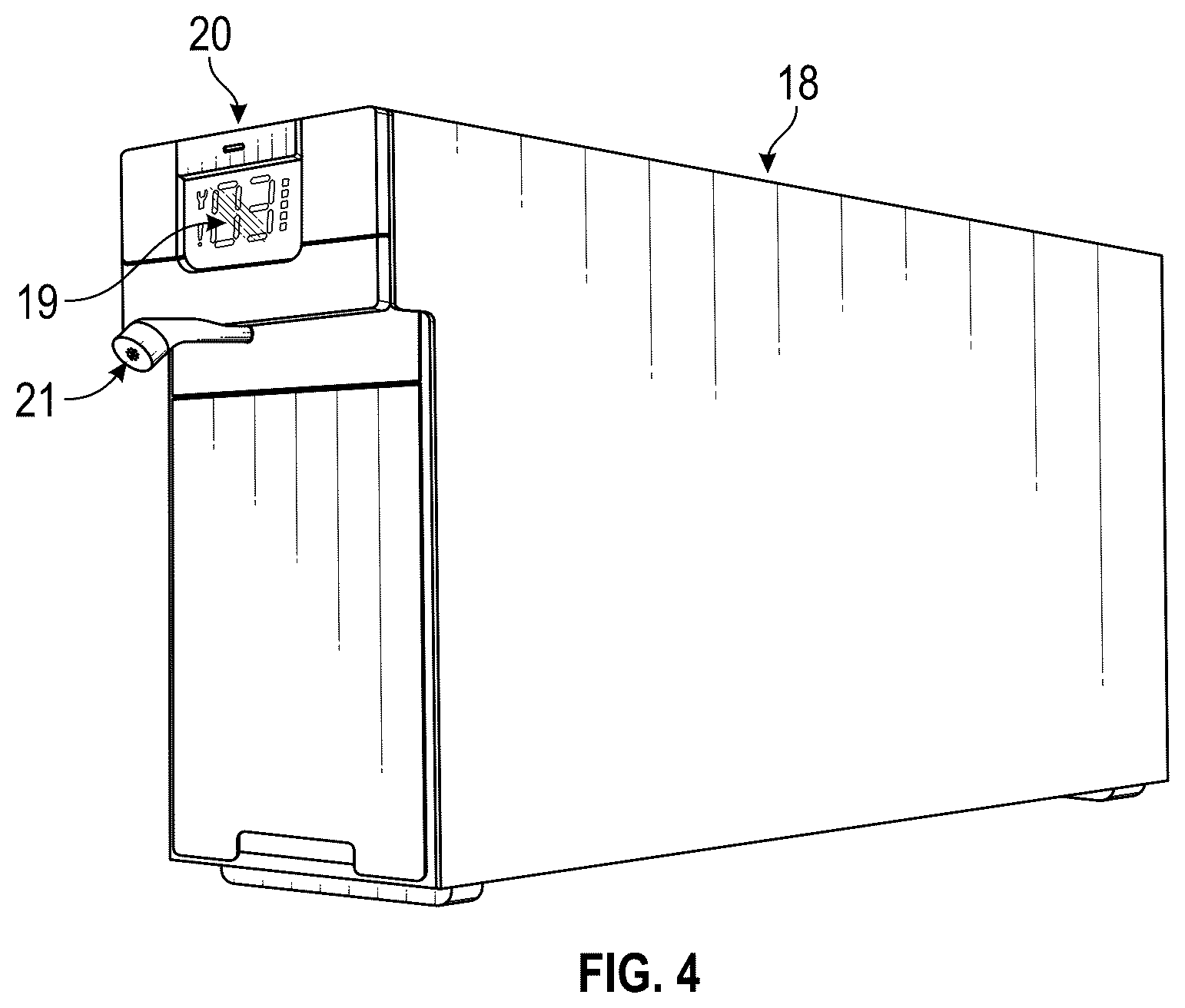 Patent US12312229 Figure 4 – Automated dispensing system for customized beverages