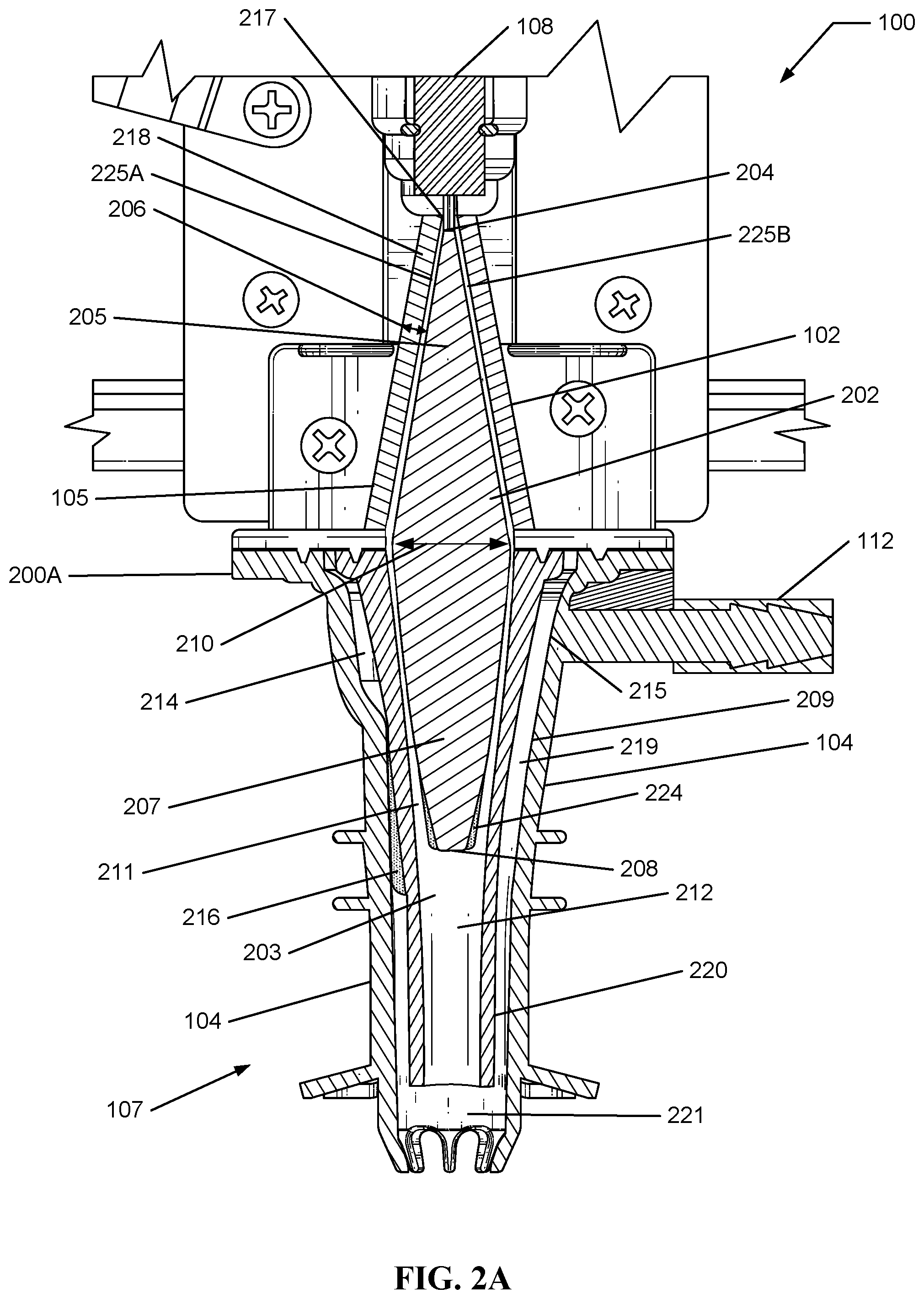 Patent US12312230 Figure 2 – Single nozzle beverage dispensing