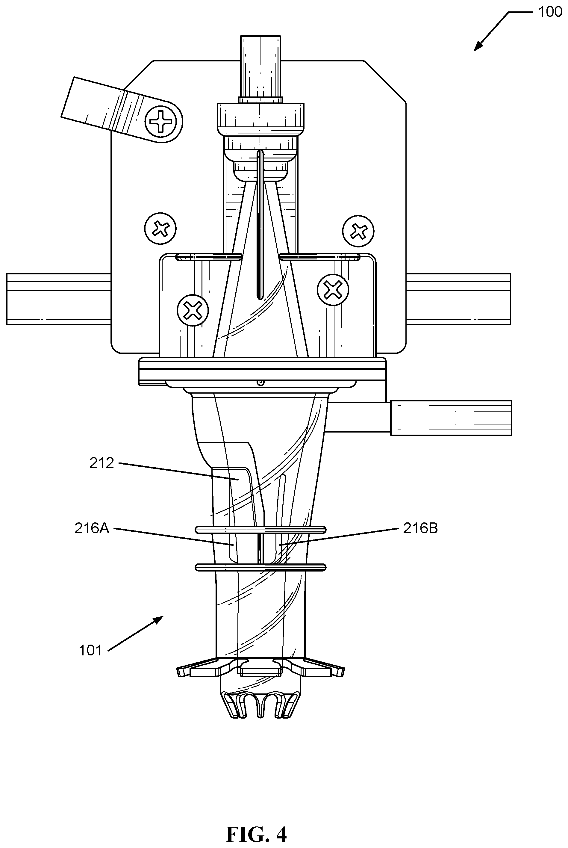 Patent US12312230 Figure 5 – Single nozzle beverage dispensing