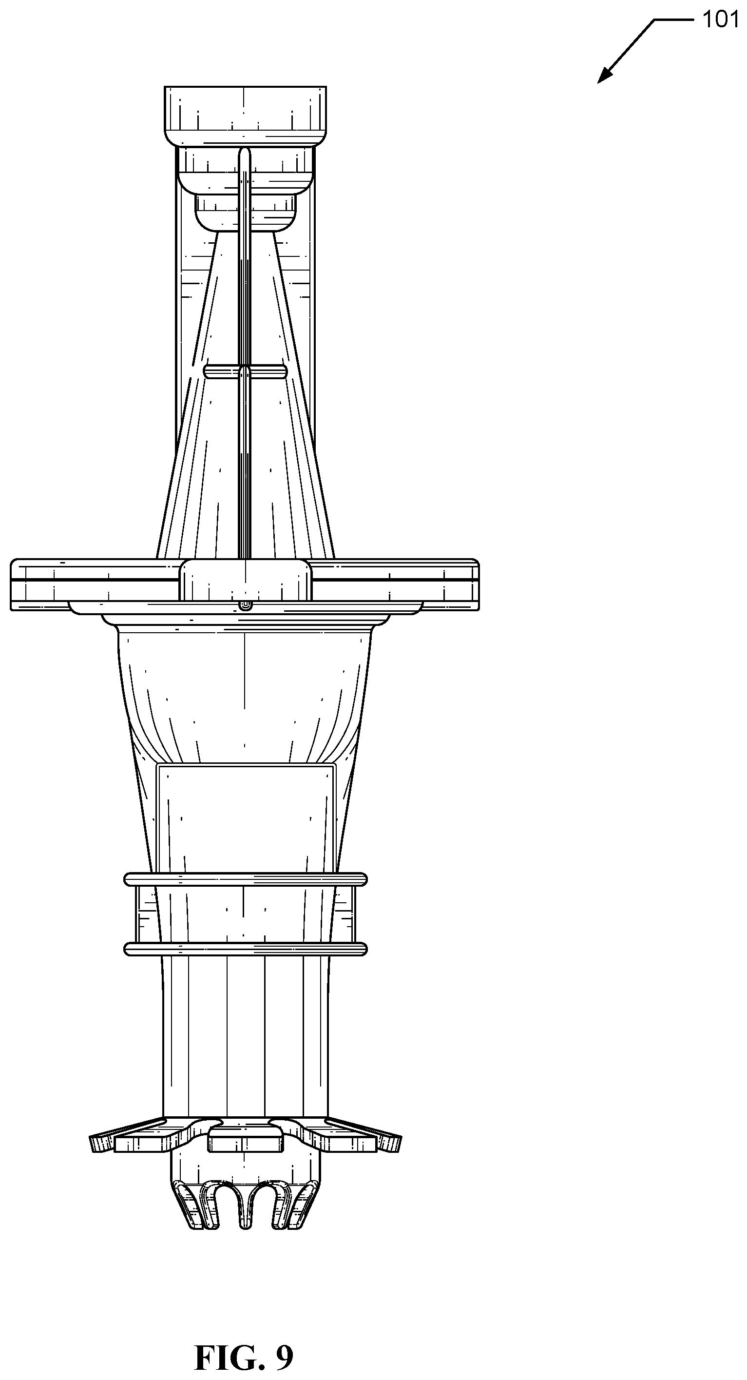 Patent US12312230 Figure 10 – Single nozzle beverage dispensing