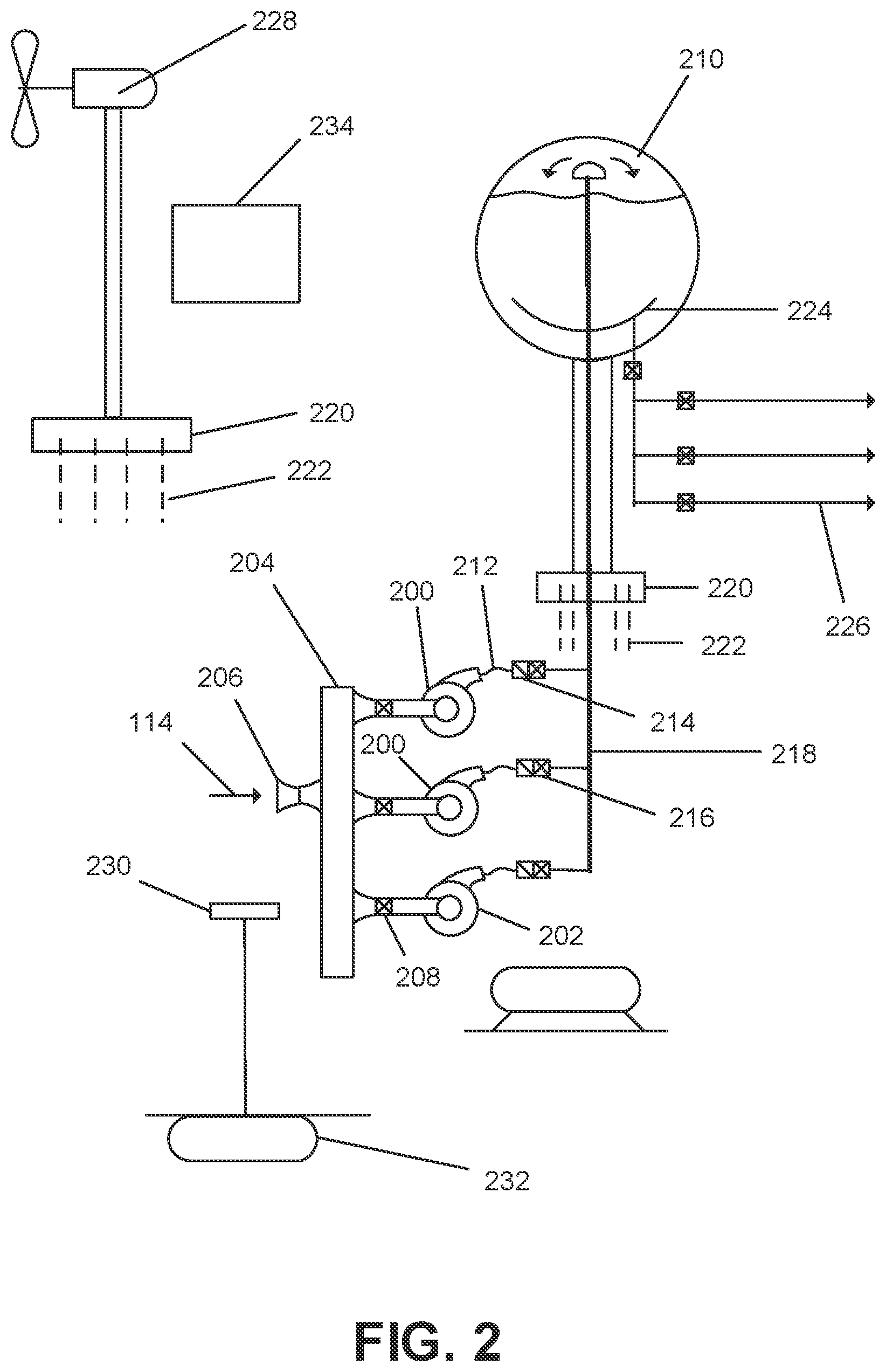 Patent US12312254 Figure 2 – Desalination system