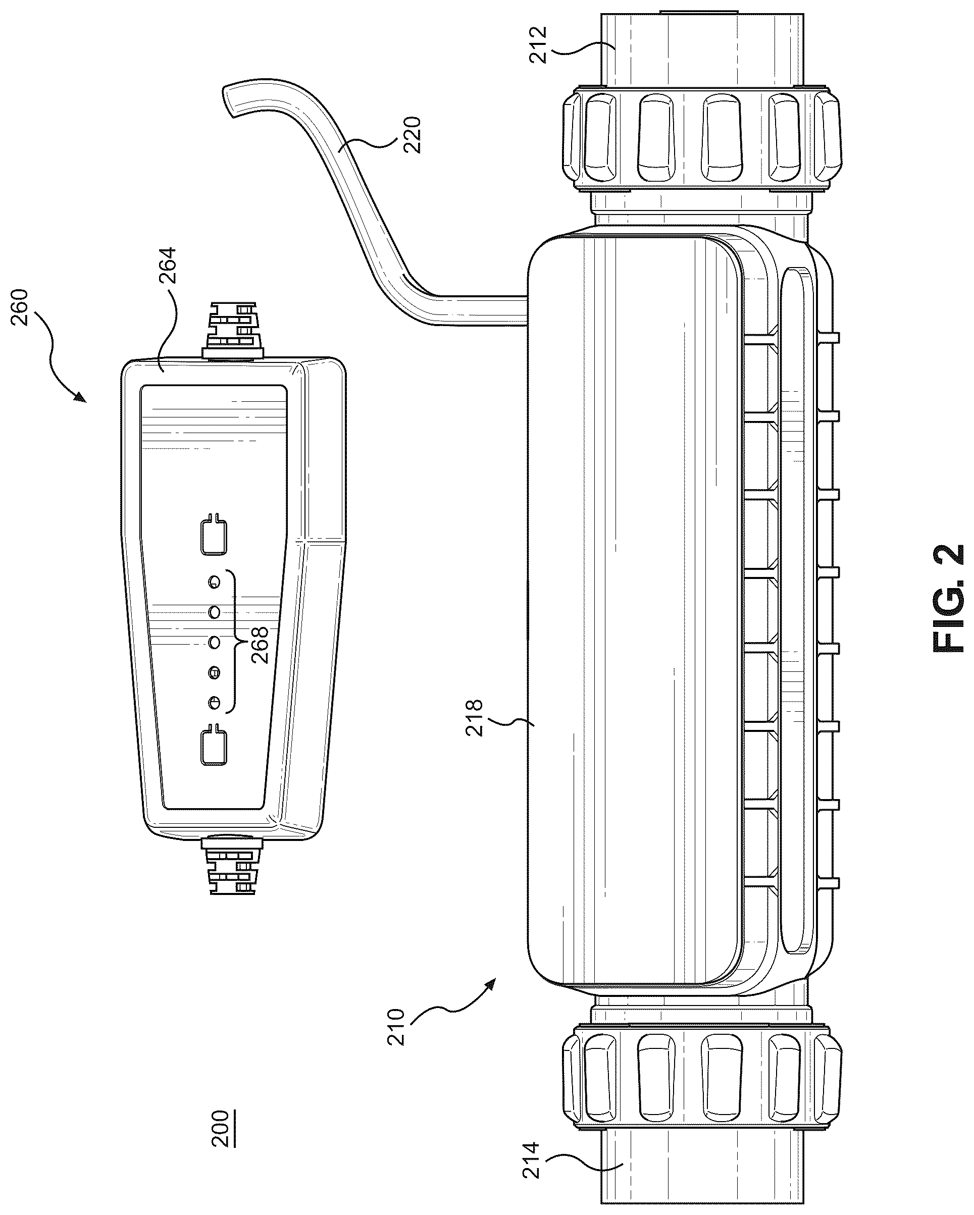 Patent US12312260 Figure 2 – Chlorinator with onboard flow sensor