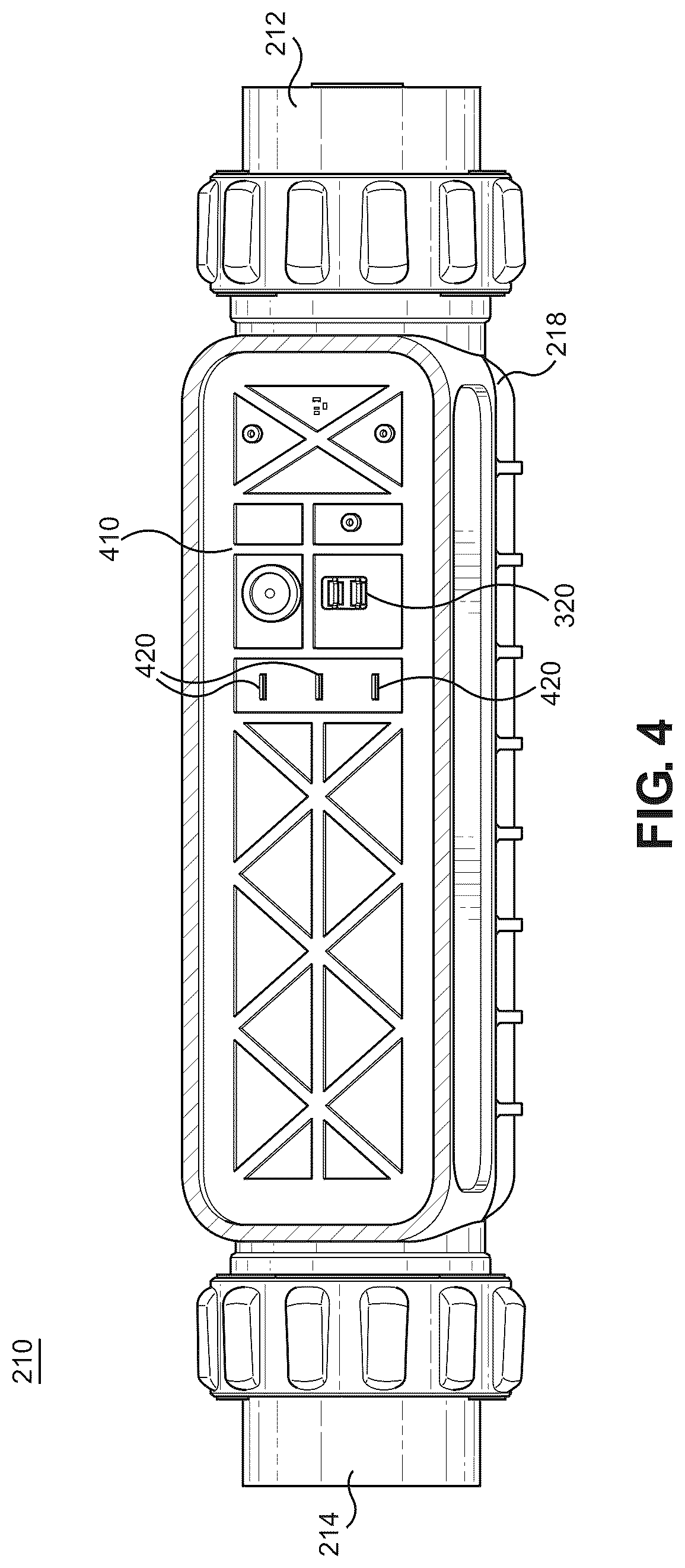 Patent US12312260 Figure 4 – Chlorinator with onboard flow sensor