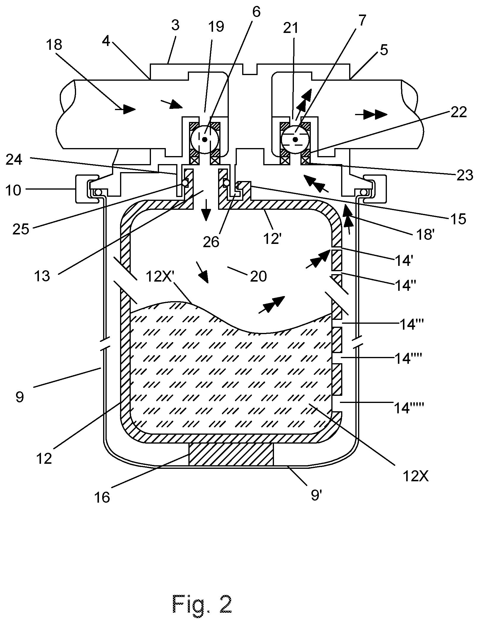 Patent US12312263 Figure 4 – Multifunction bypass dispensing system