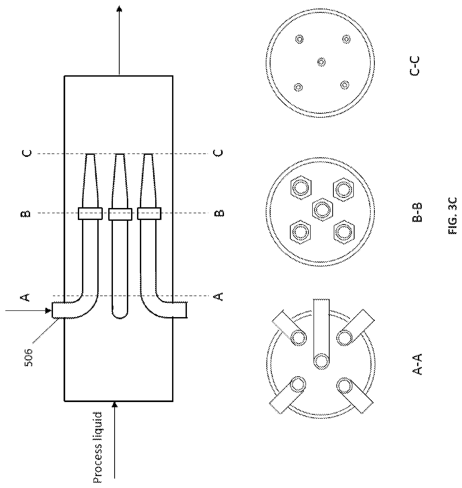 Patent US12312264 Figure 5 – Method for mixing gas-free liquid oxidant with process liquid