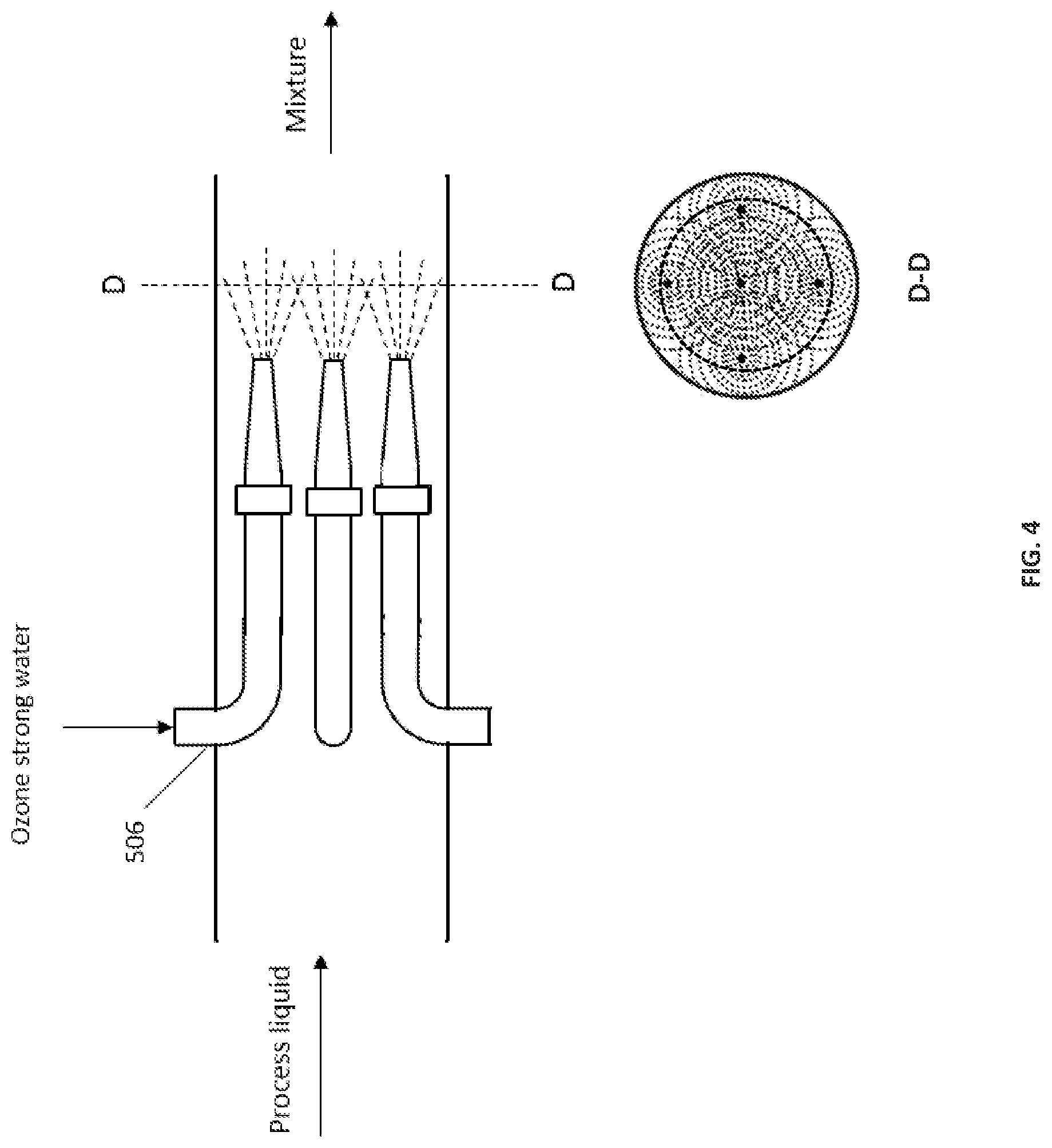 Patent US12312264 Figure 6 – Method for mixing gas-free liquid oxidant with process liquid