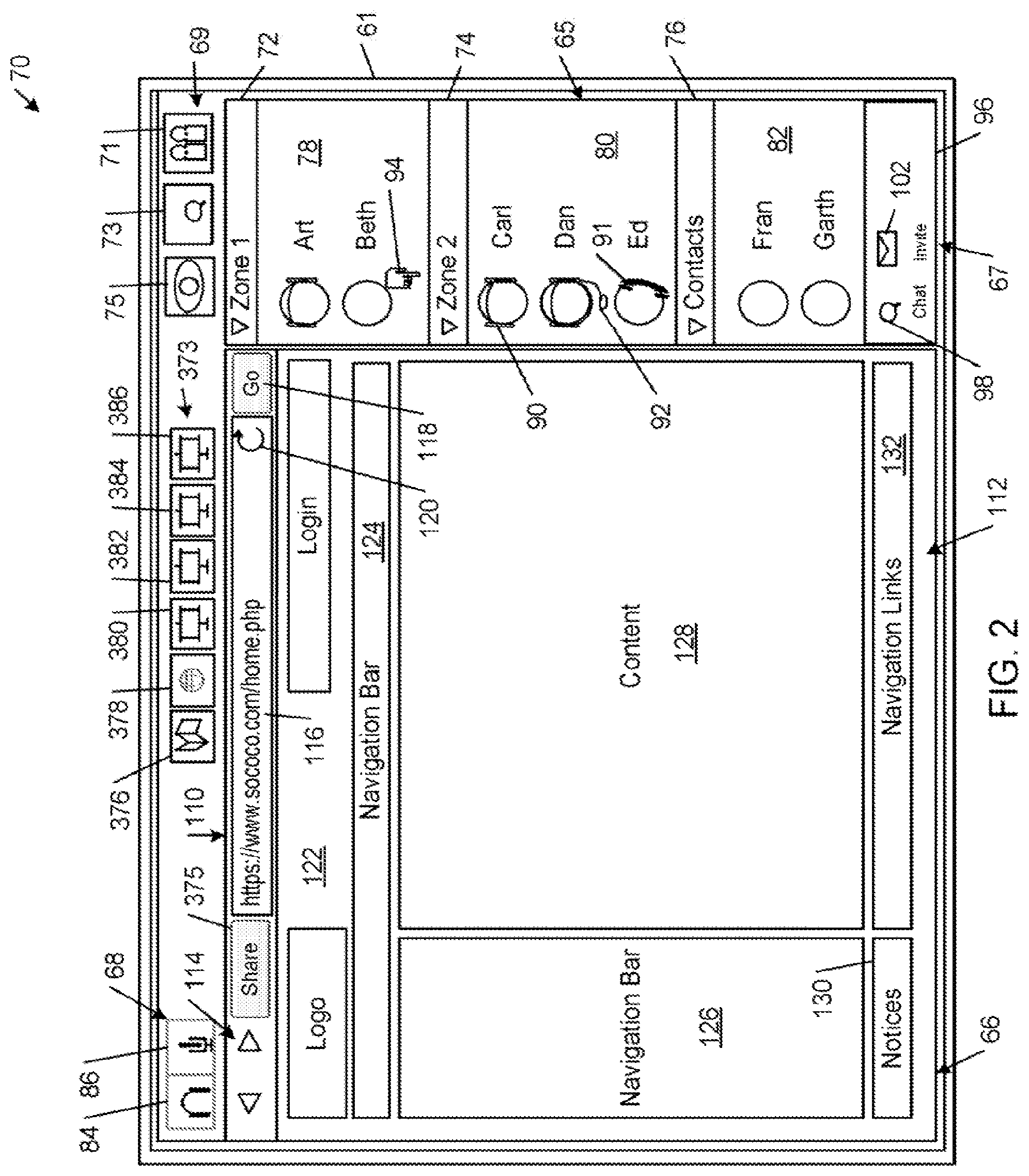 Patent US12312274 Figure 2 – Visual communications