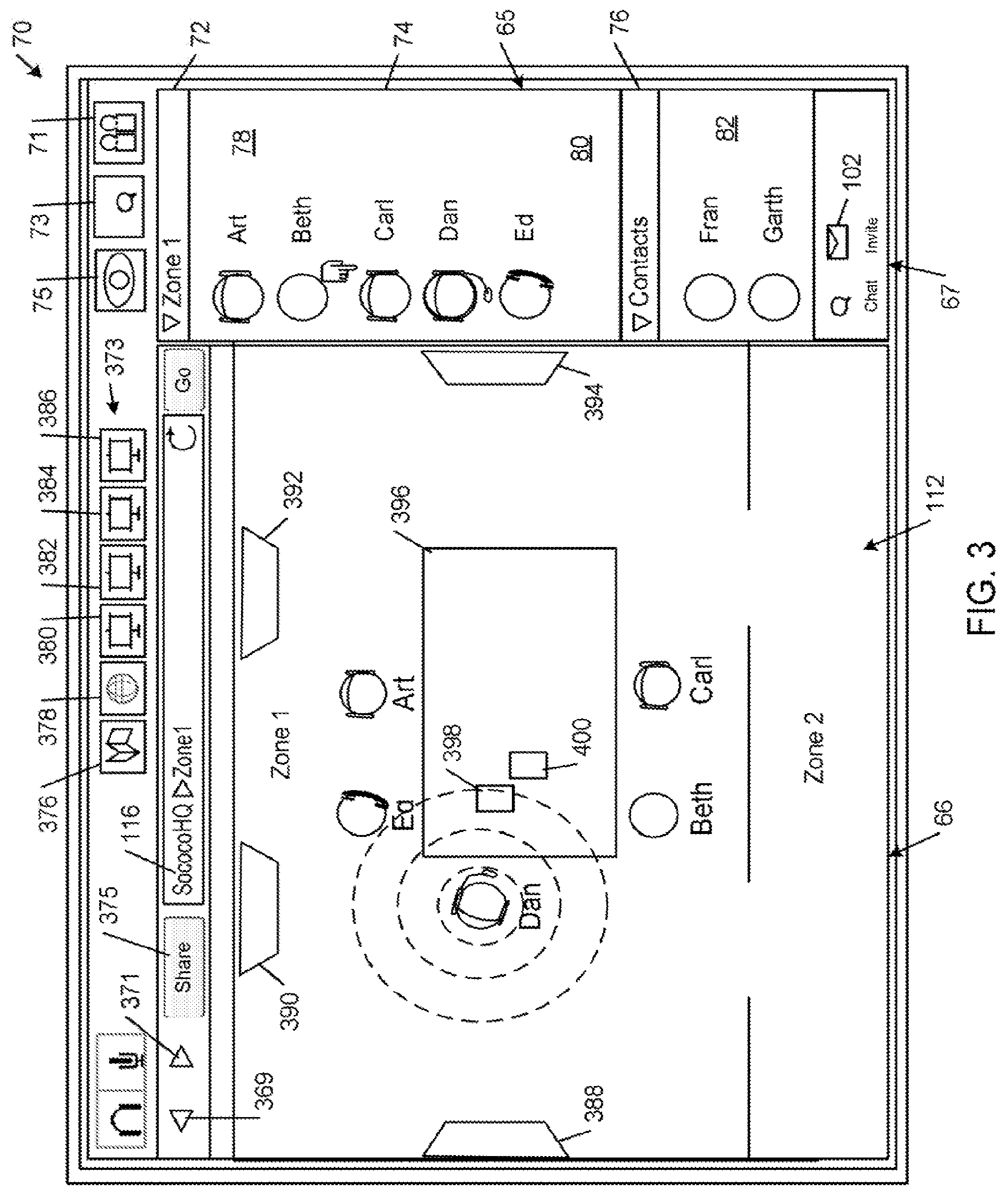 Patent US12312274 Figure 3 – Visual communications