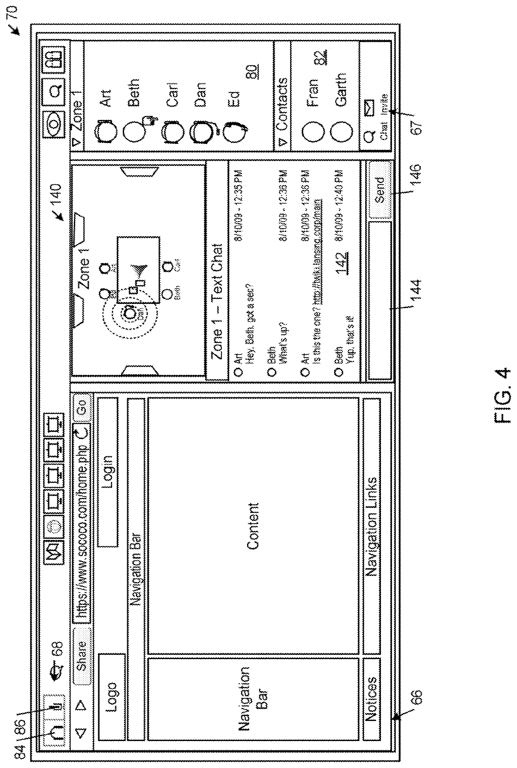 Patent US12312274 Figure 4 – Visual communications