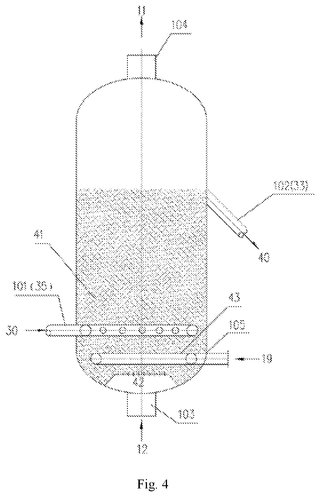 Patent US12312287 Figure 4 – Method and device thereof for improving selectivity of oxygenate conversion to low-carbon olefin