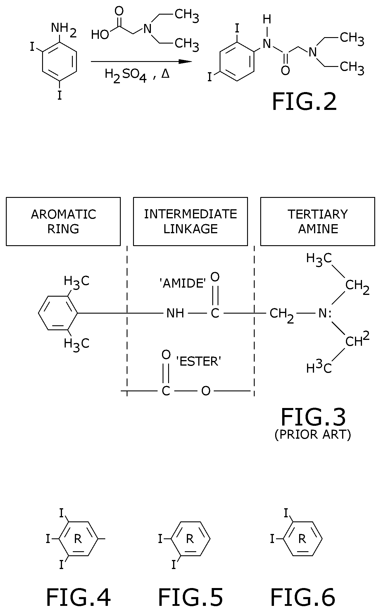 Patent US12312295 Figure 2 – Chemical compound that binds to nerves while permitting detection via computed tomography or x-ray