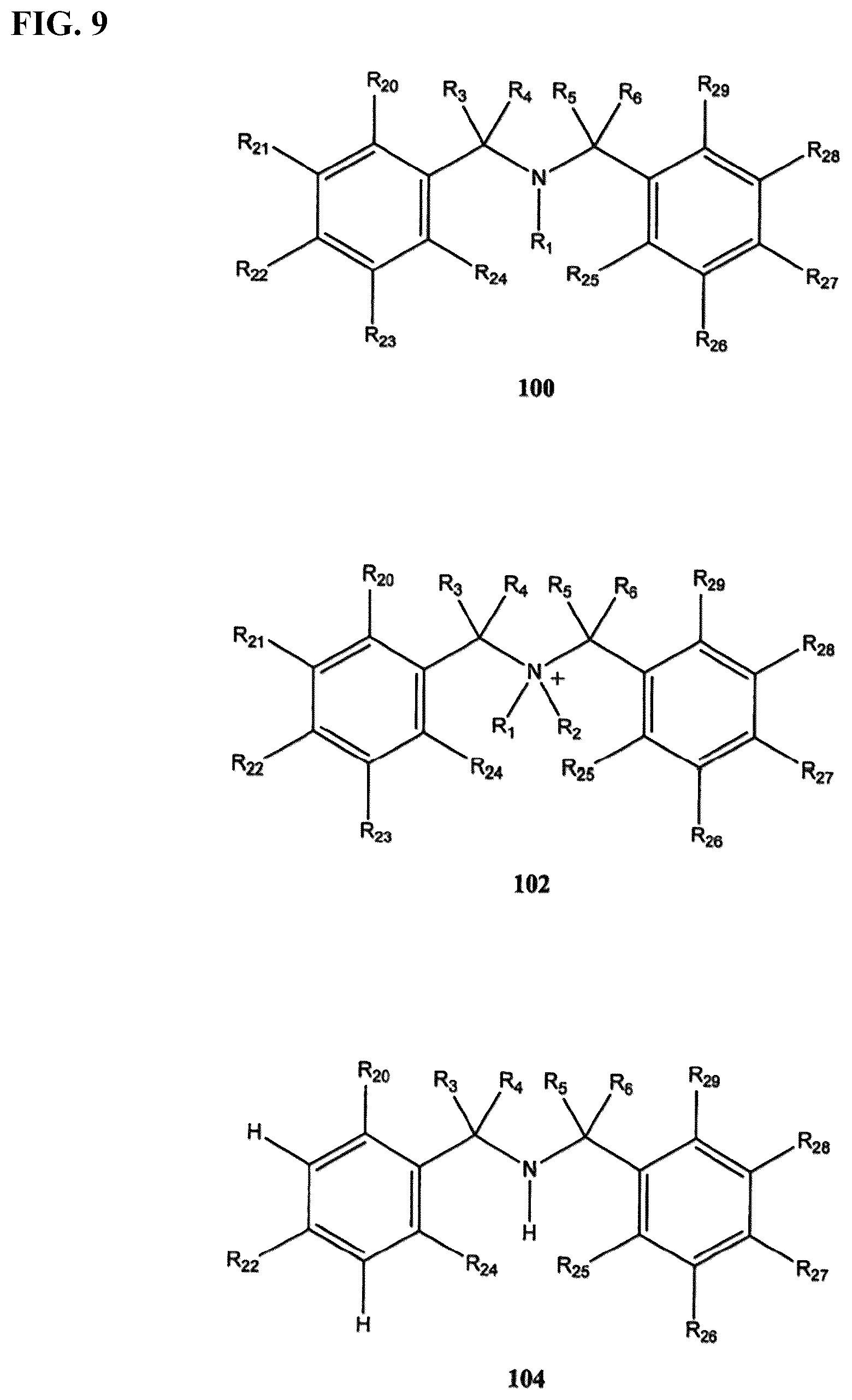 Patent US12312296 Figure 9 – Substituted piperazines as disrupters of AB42 oligomer formation