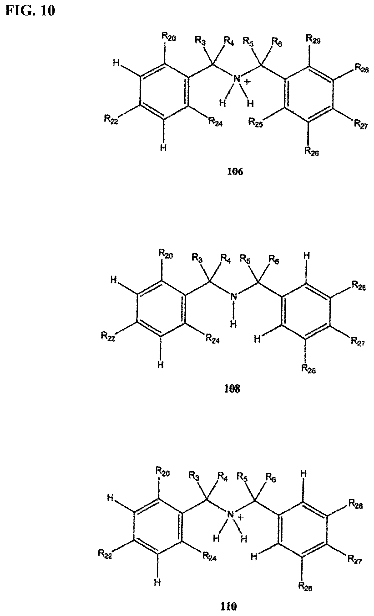 Patent US12312296 Figure 10 – Substituted piperazines as disrupters of AB42 oligomer formation