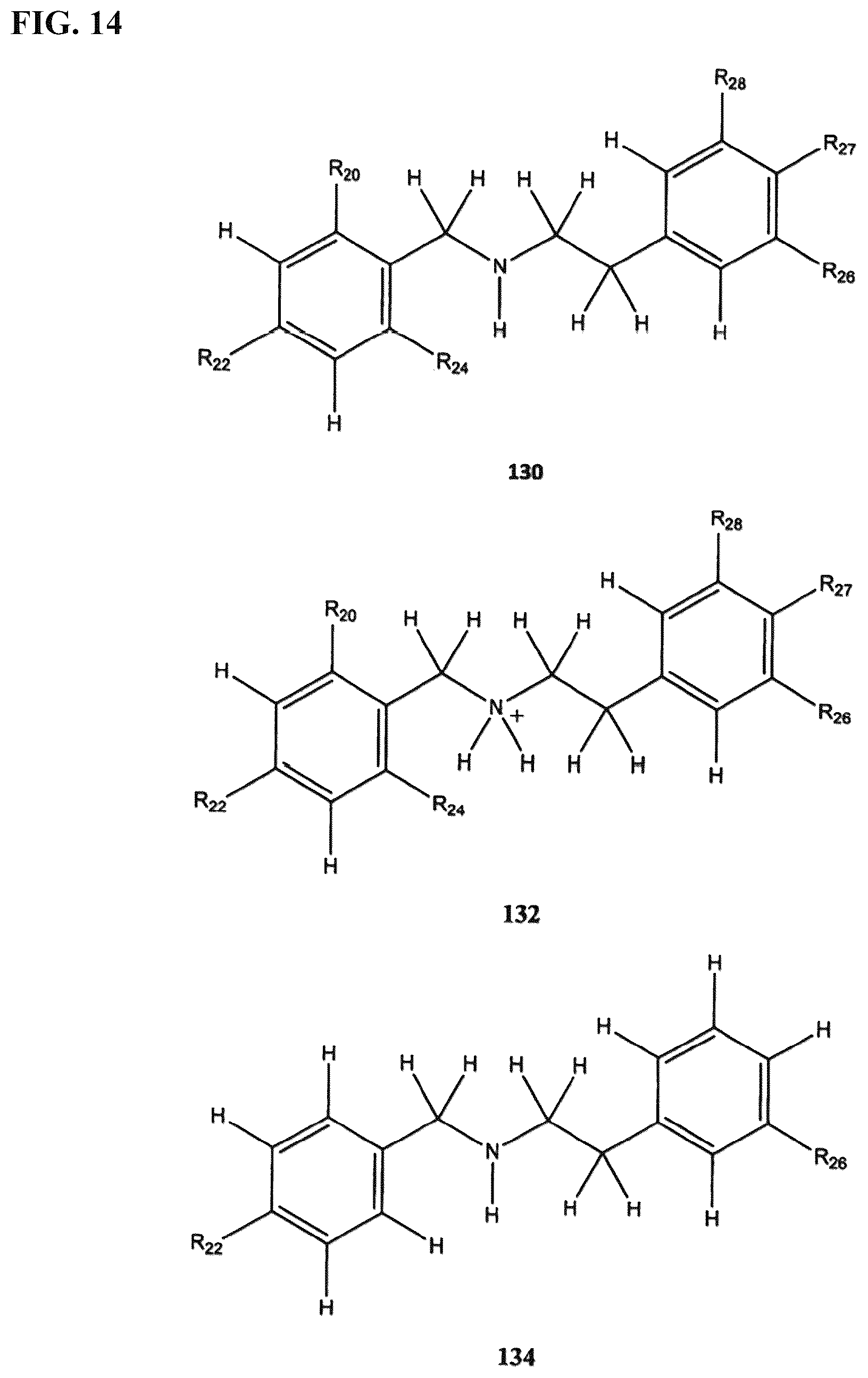 Patent US12312296 Figure 14 – Substituted piperazines as disrupters of AB42 oligomer formation