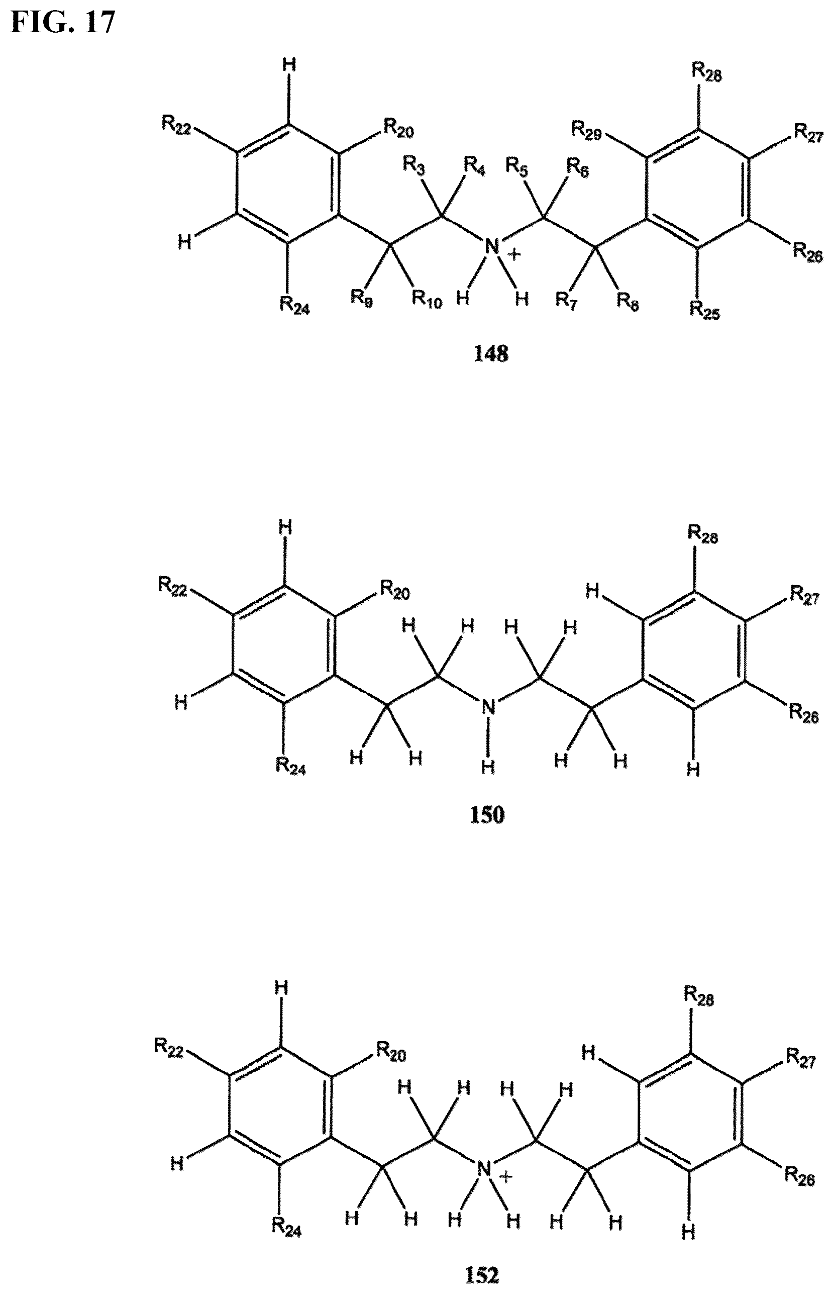 Patent US12312296 Figure 17 – Substituted piperazines as disrupters of AB42 oligomer formation