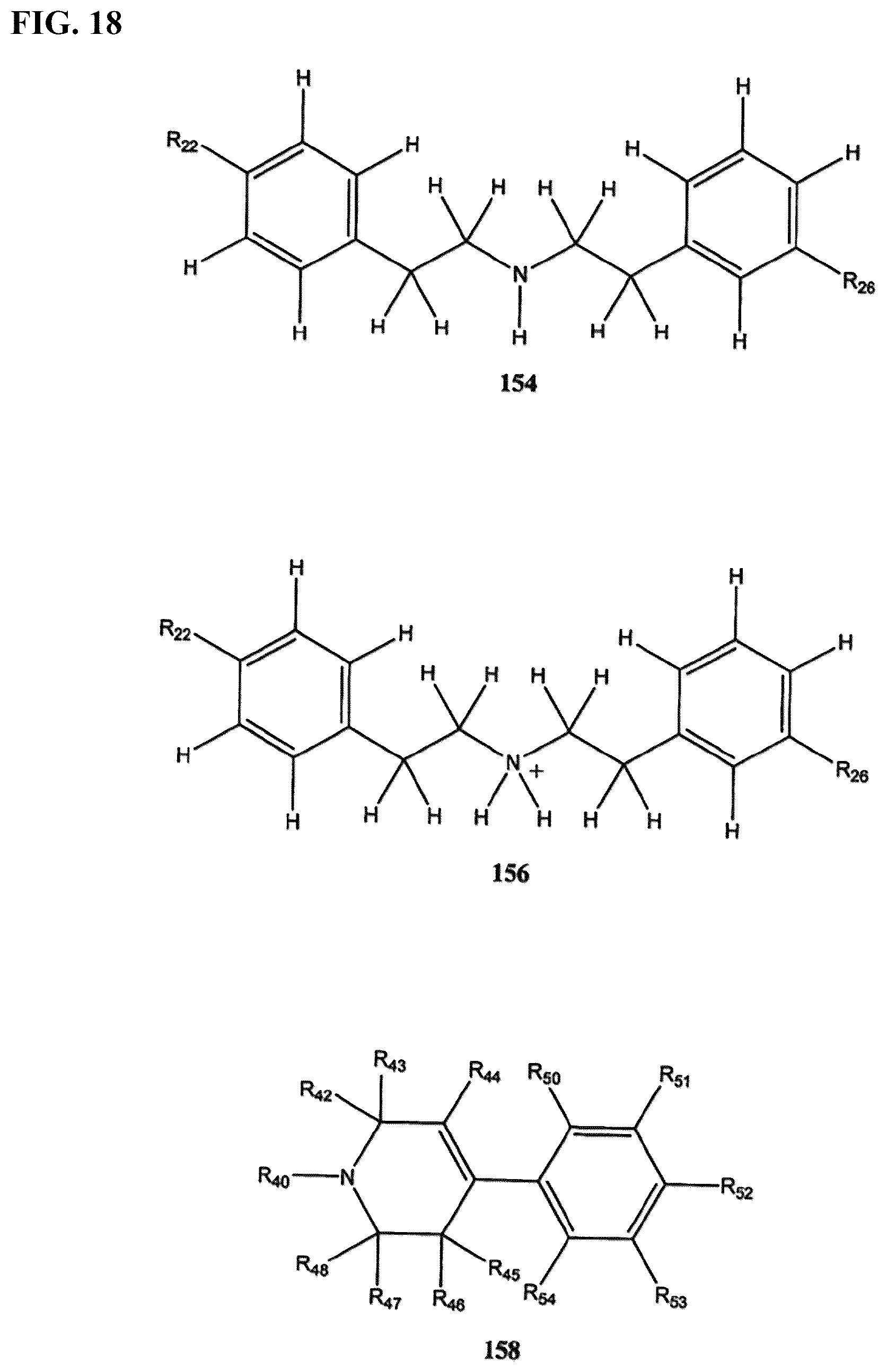 Patent US12312296 Figure 18 – Substituted piperazines as disrupters of AB42 oligomer formation