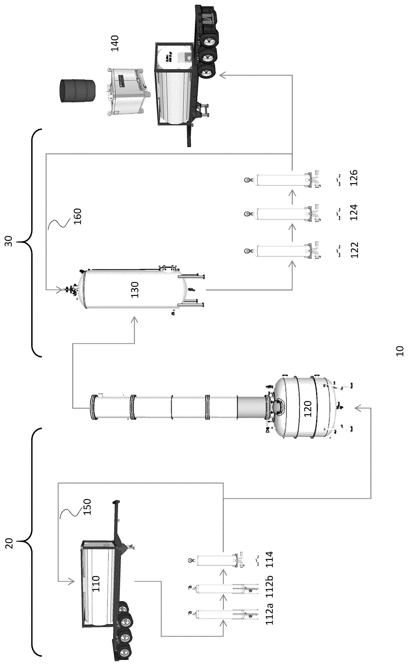 Patent US12312299 Figure 1 – Systems and methods for purifying solvents