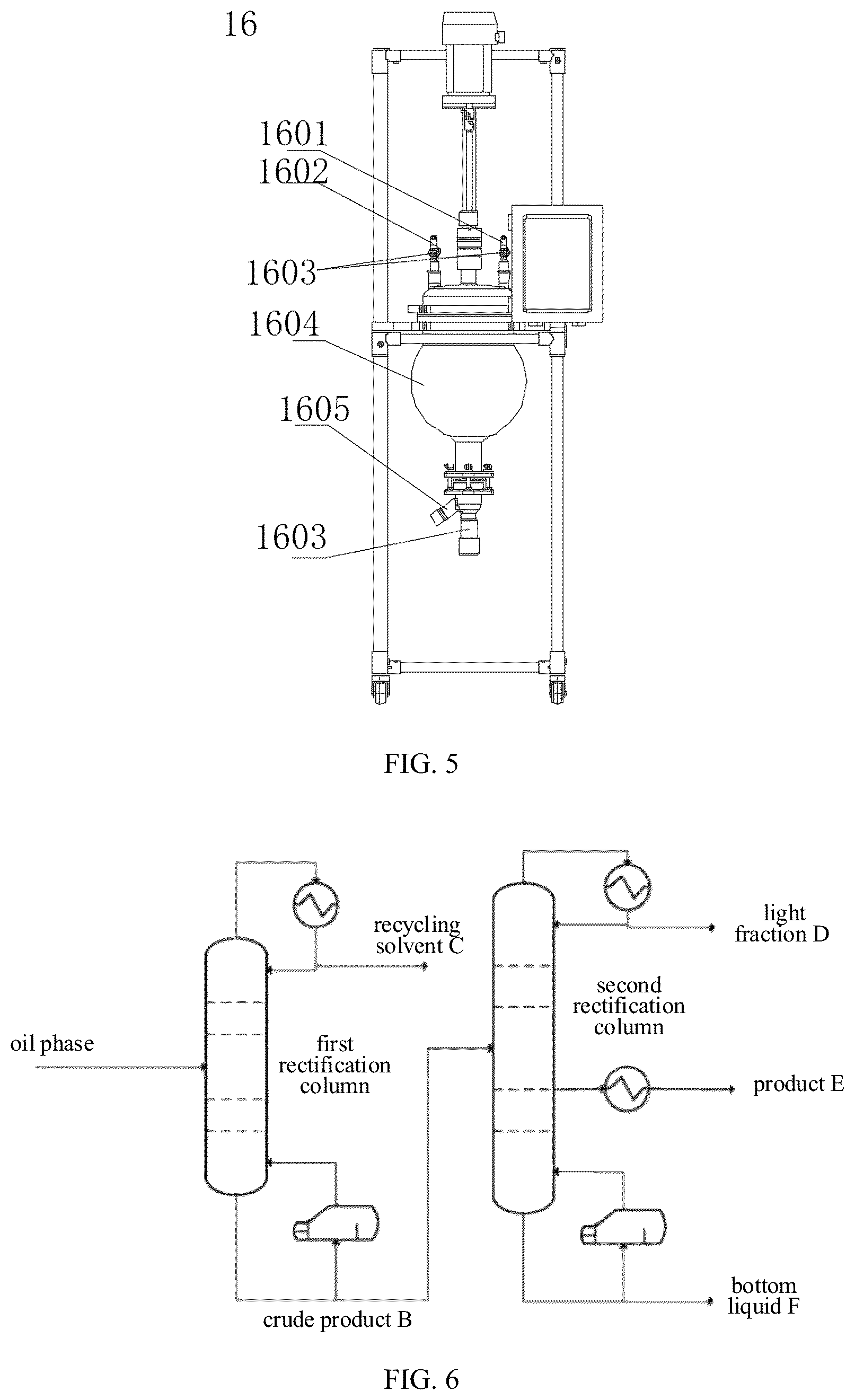 Patent US12312304 Figure 3 – Method for continuous synthesis of acylnaphthalene with acylation liquid
