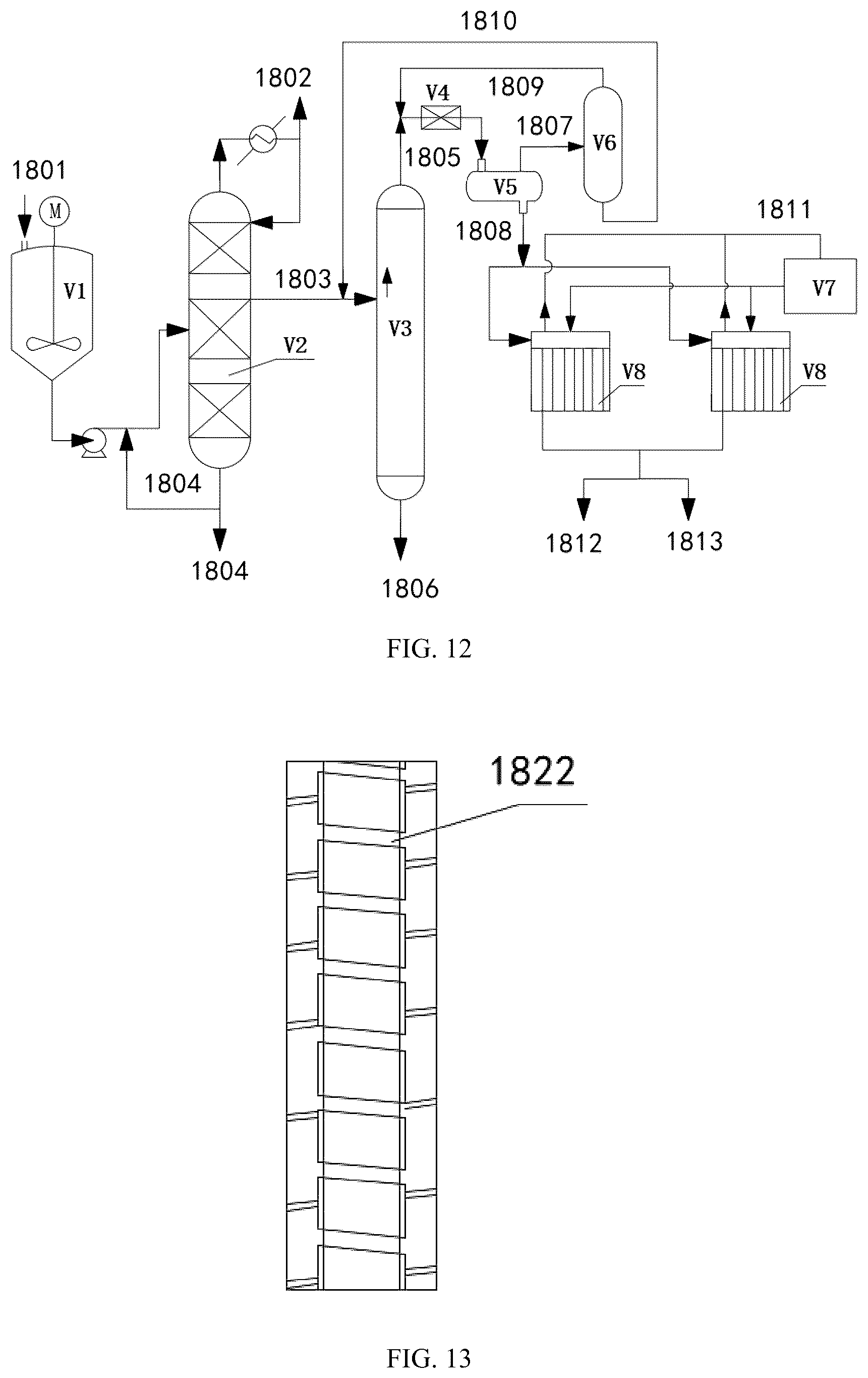 Patent US12312304 Figure 6 – Method for continuous synthesis of acylnaphthalene with acylation liquid