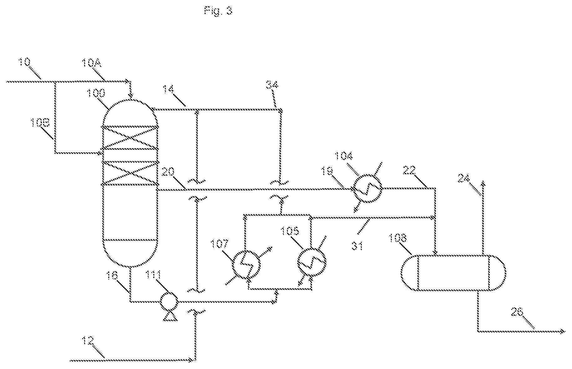 Patent US12312305 Figure 3 – Production of heavy isoparaffinic hydrocarbons