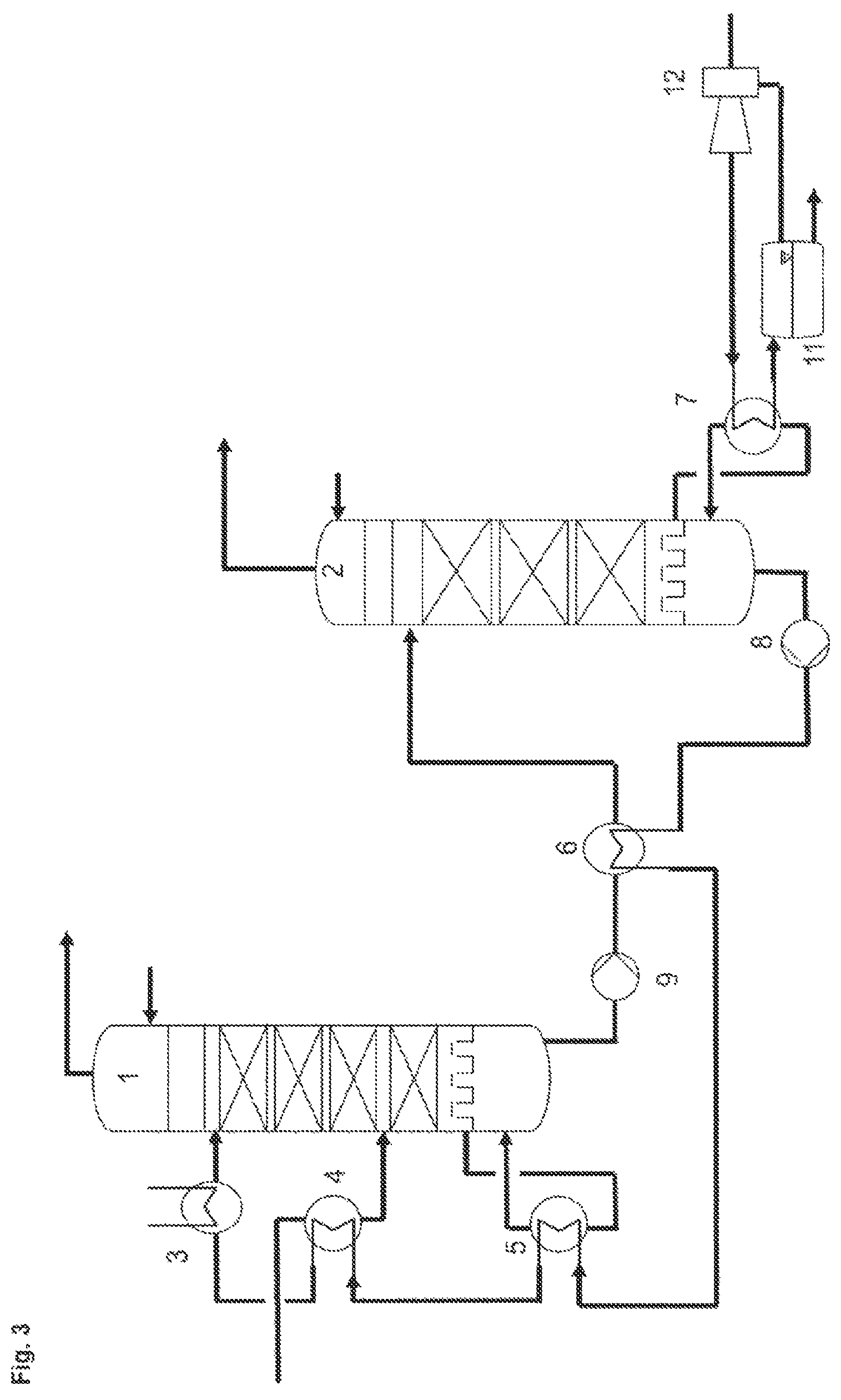 Patent US12312313 Figure 3 – Energy-efficient process for removing butenes from C4-hydrocarbon streams