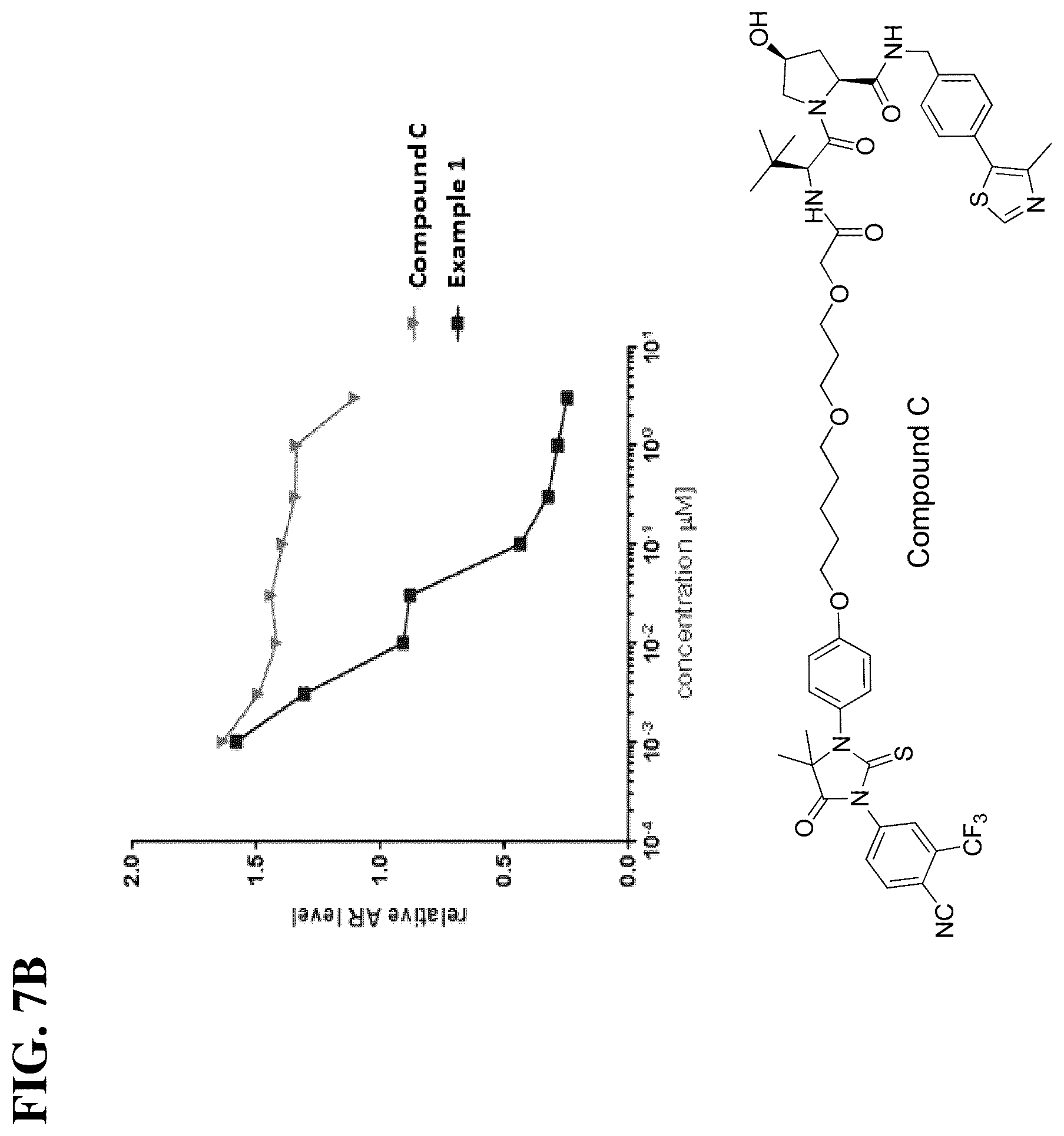 Patent US12312316 Figure 8 – Compounds and methods for the targeted degradation of androgen receptor