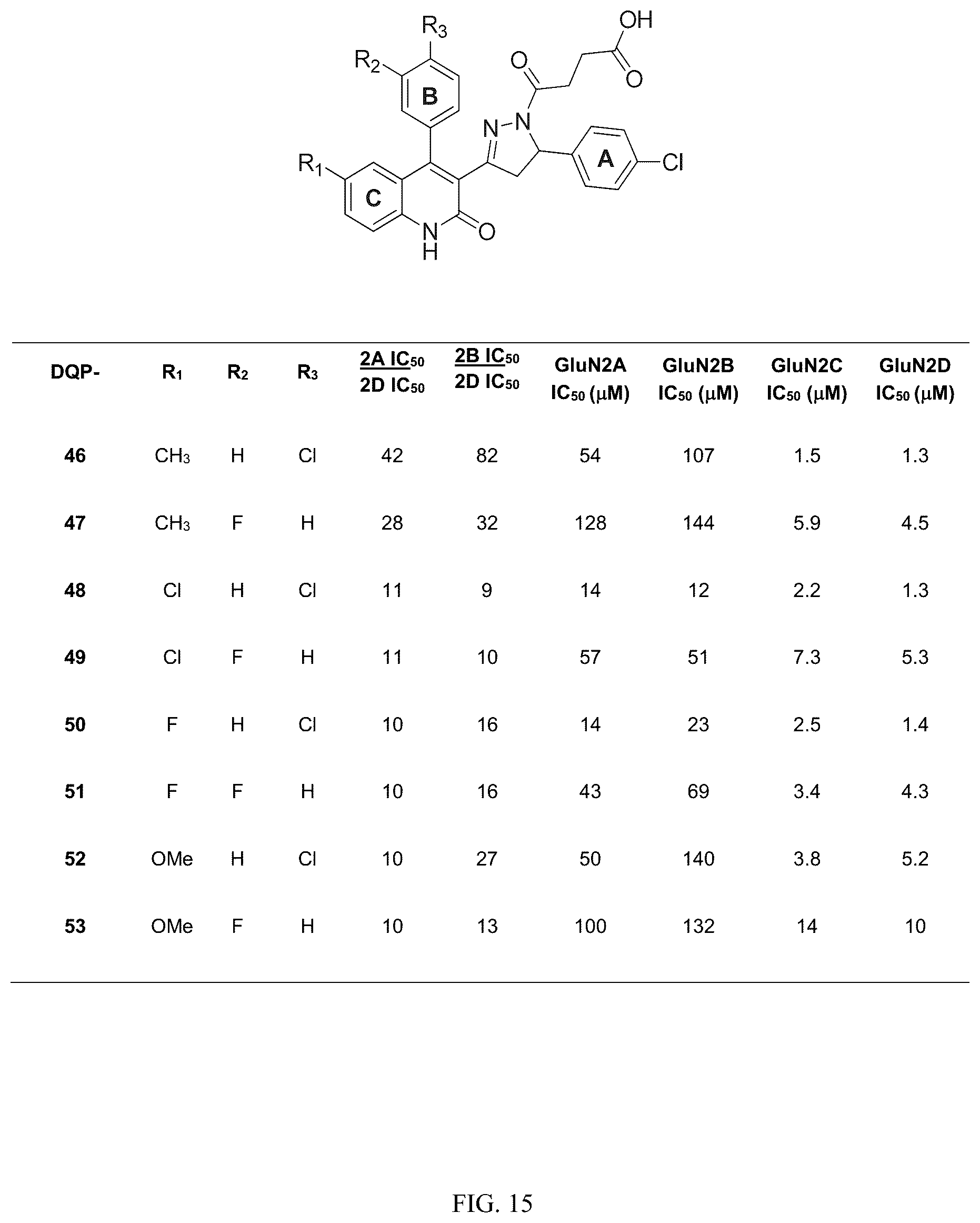 Patent US12312328 Figure 13 – Pyrazoline dihydroquinolones, pharmaceutical compositions, and uses