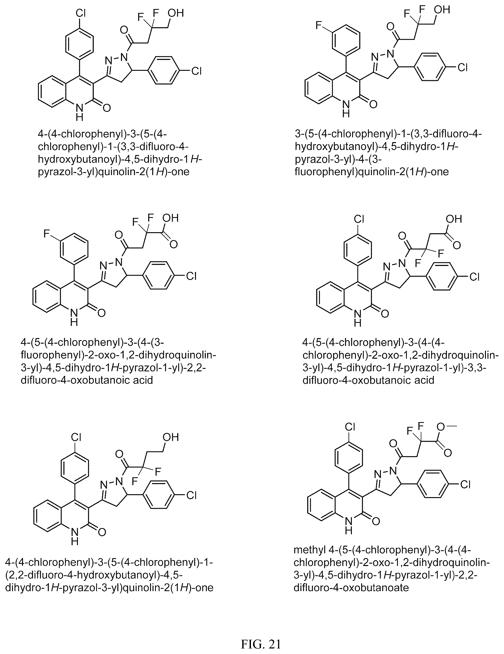 Patent US12312328 Figure 19 – Pyrazoline dihydroquinolones, pharmaceutical compositions, and uses