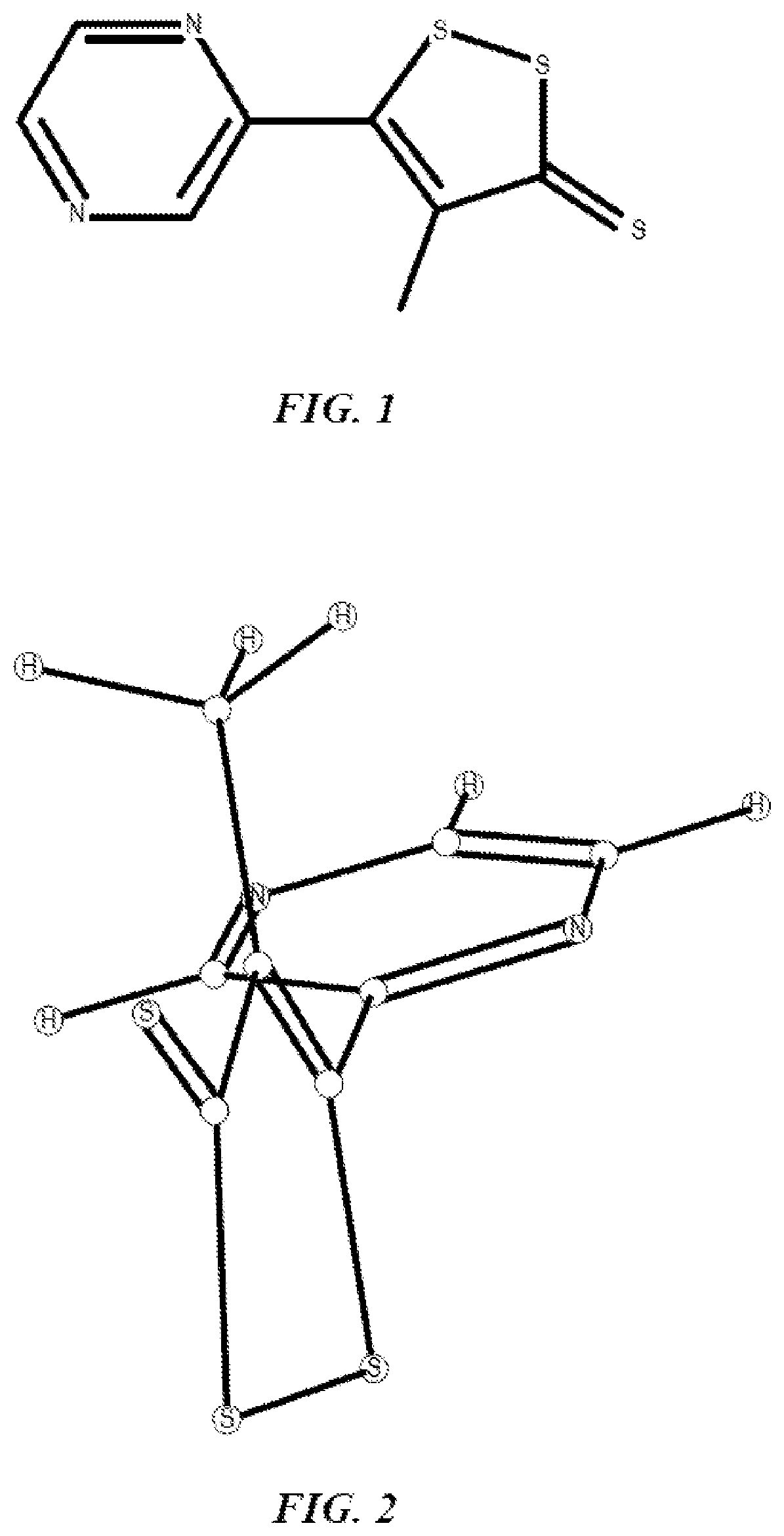 Patent US12312343 Figure 1 – Rotomeric isomers of 4-alkyl-5-heteroaryl-3H-1,2-dithiole-3-thiones
