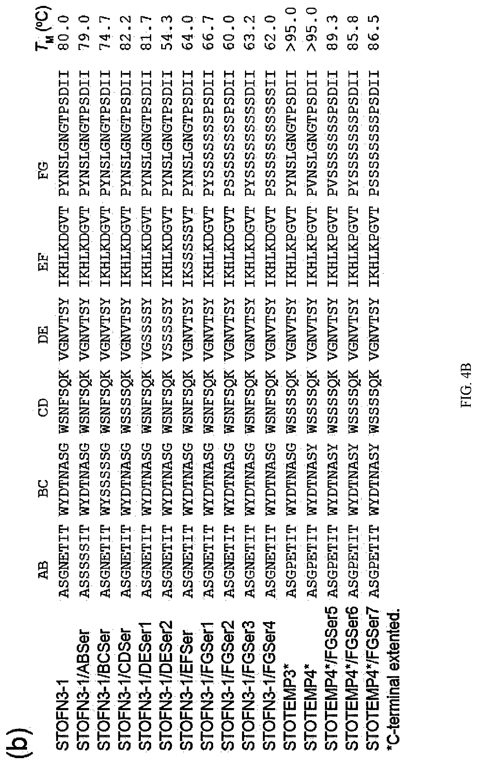 Patent US12312392 Figure 5 – Methods and composition involving thermophilic fibronectin type III (FN3) monobodies