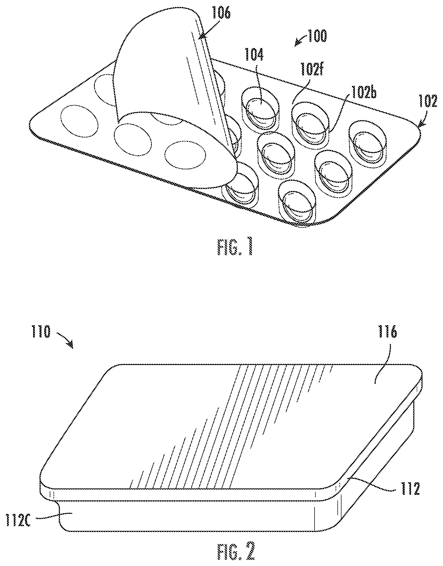 Patent US12312441 Figure 1 – Thermoformed packaging and methods of forming the same