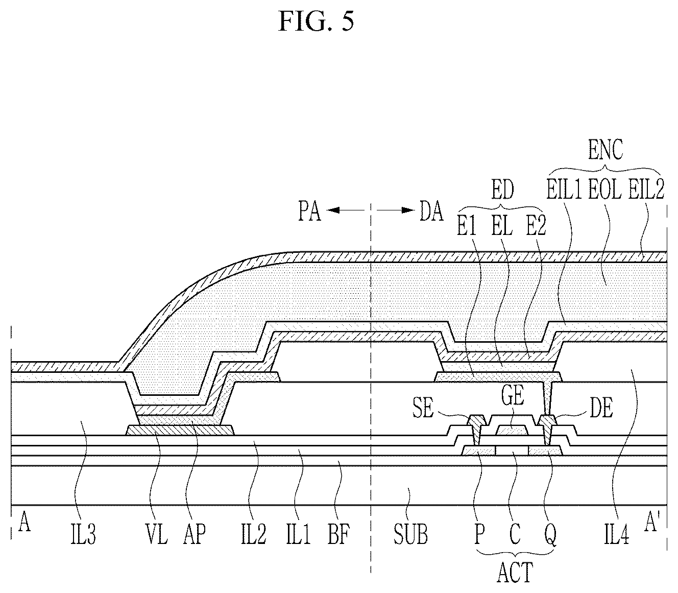 Patent US12312528 Figure 5 – Etchant composition and manufacturing method of display device using the same