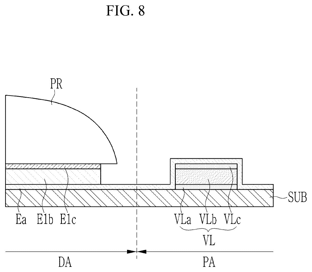 Patent US12312528 Figure 8 – Etchant composition and manufacturing method of display device using the same