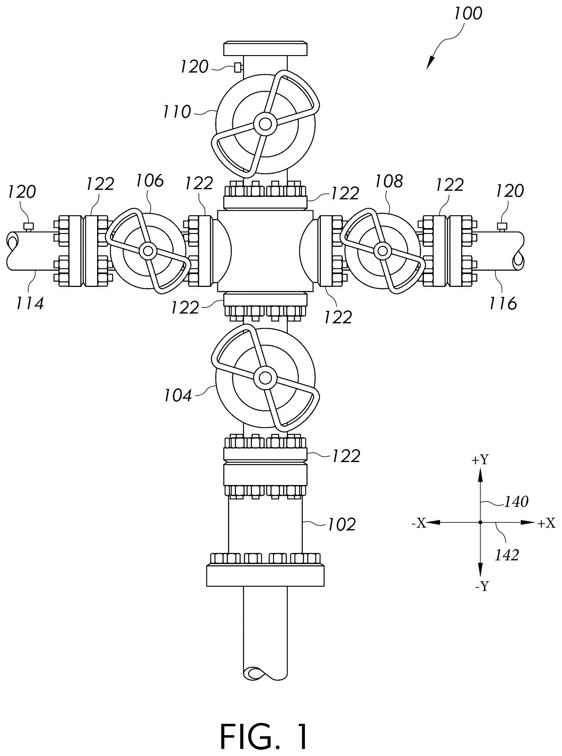 Patent US12312532 Figure 1 – Methods and systems for forming a solidified fluid barrier in a wellhead