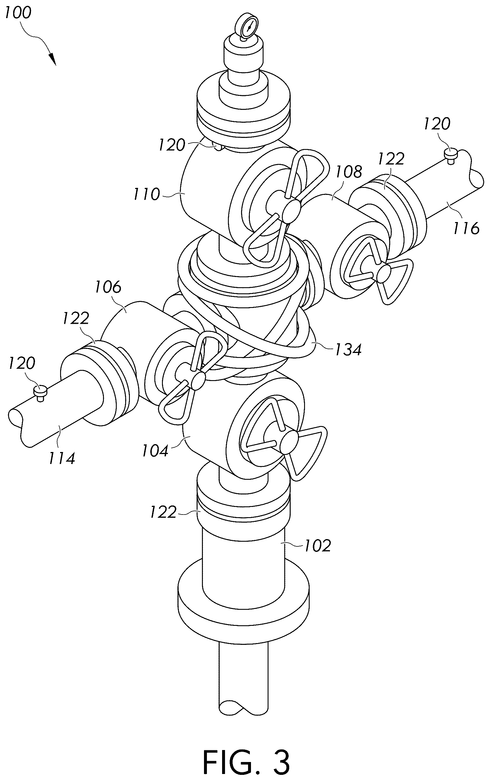Patent US12312532 Figure 3 – Methods and systems for forming a solidified fluid barrier in a wellhead