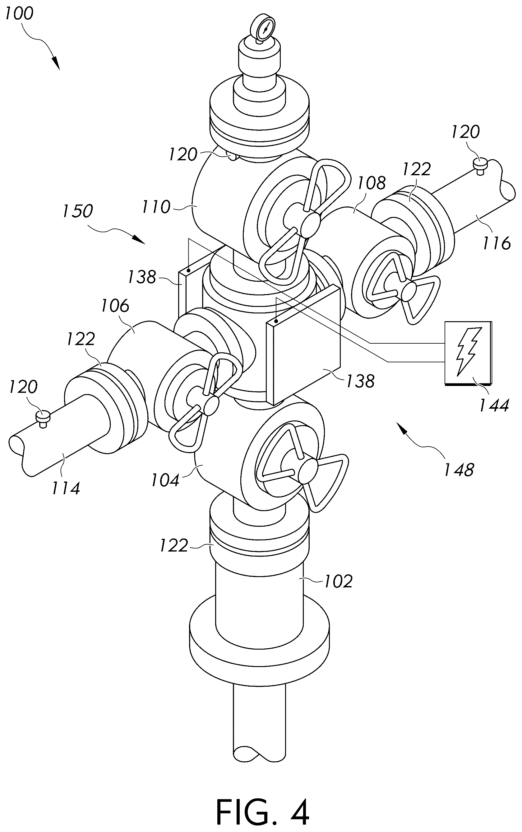 Patent US12312532 Figure 4 – Methods and systems for forming a solidified fluid barrier in a wellhead