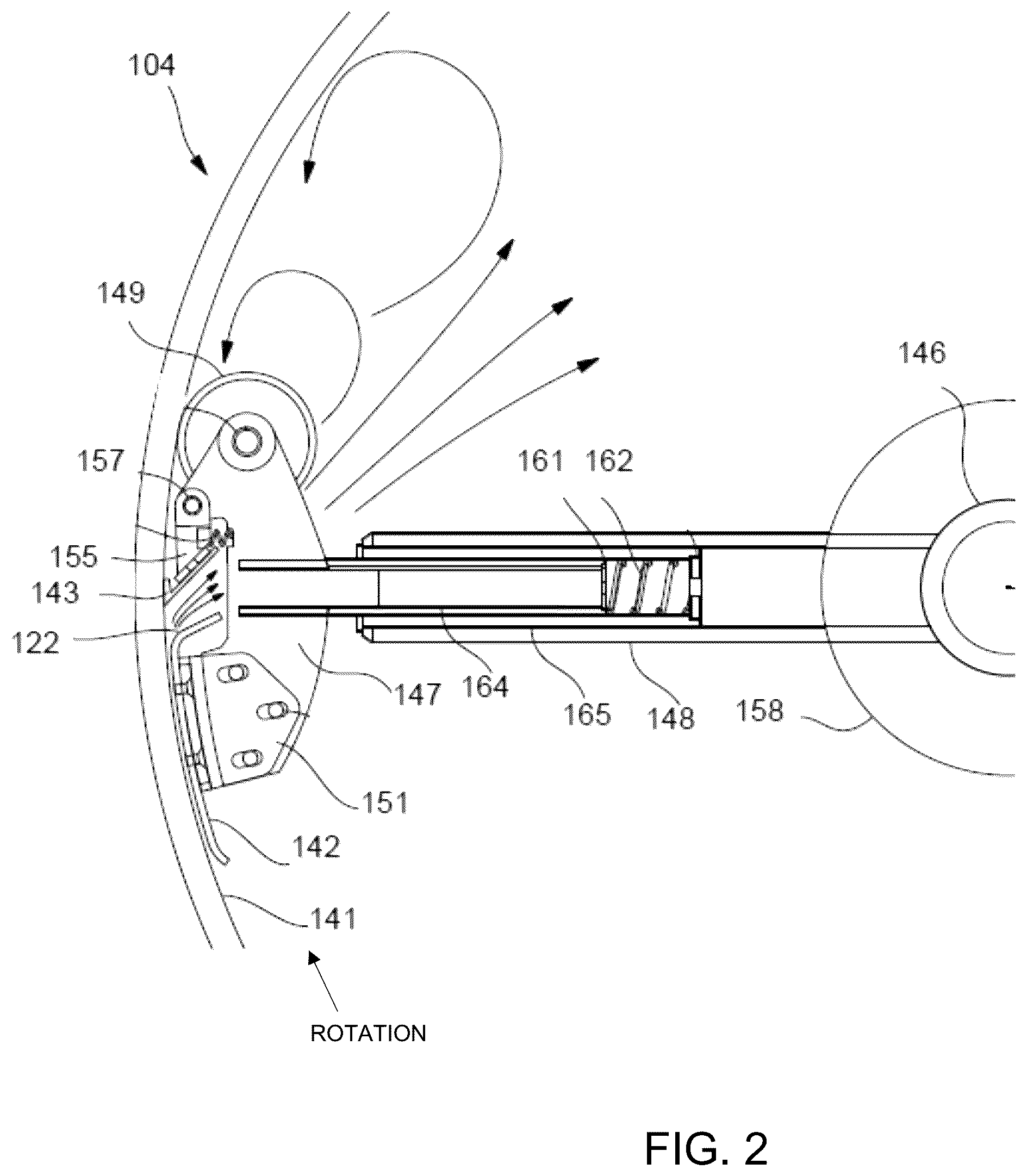 Patent US12312539 Figure 2 – Reaction vessel for liquid phase catalytic pyrolysis of polymers