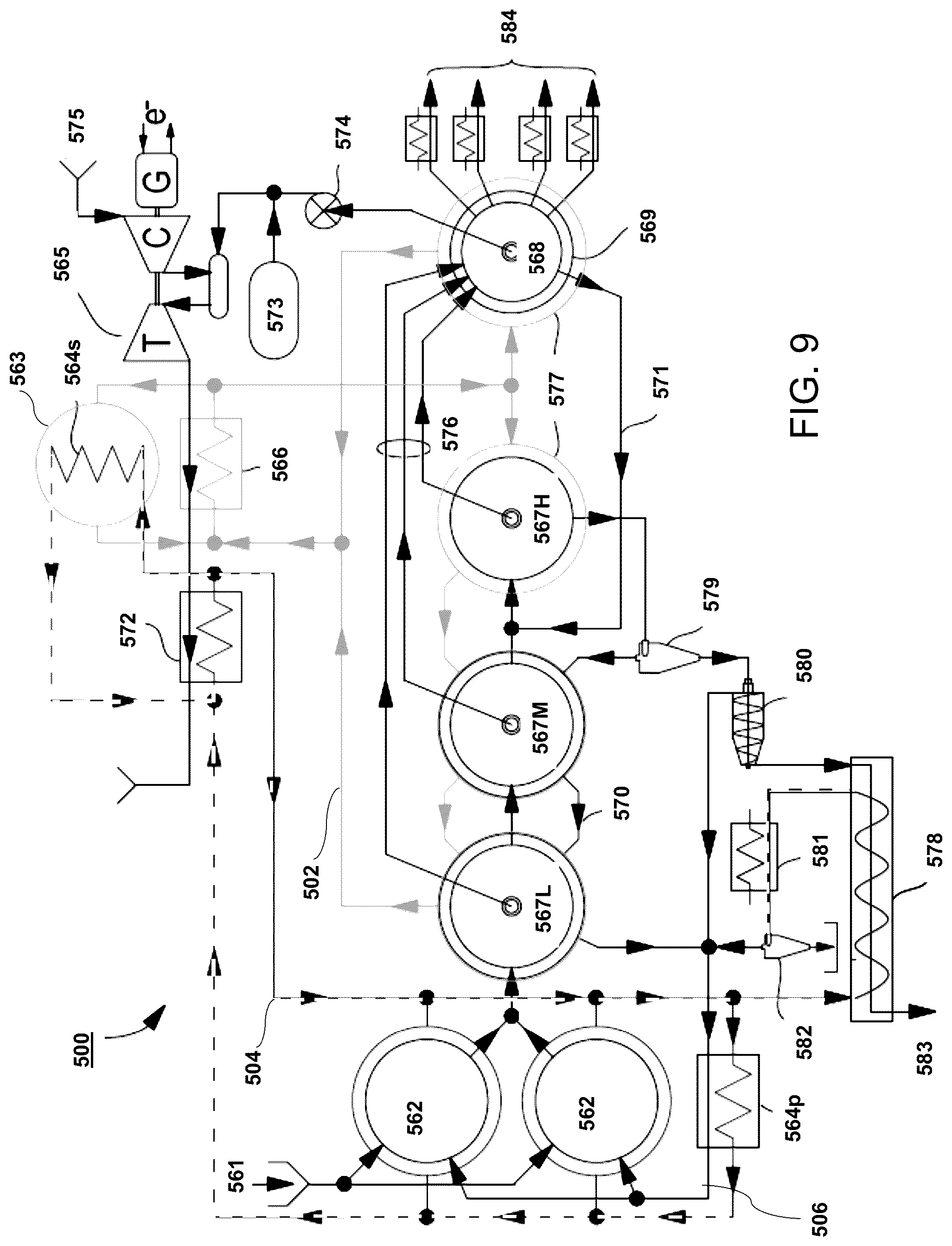 Patent US12312539 Figure 11 – Reaction vessel for liquid phase catalytic pyrolysis of polymers