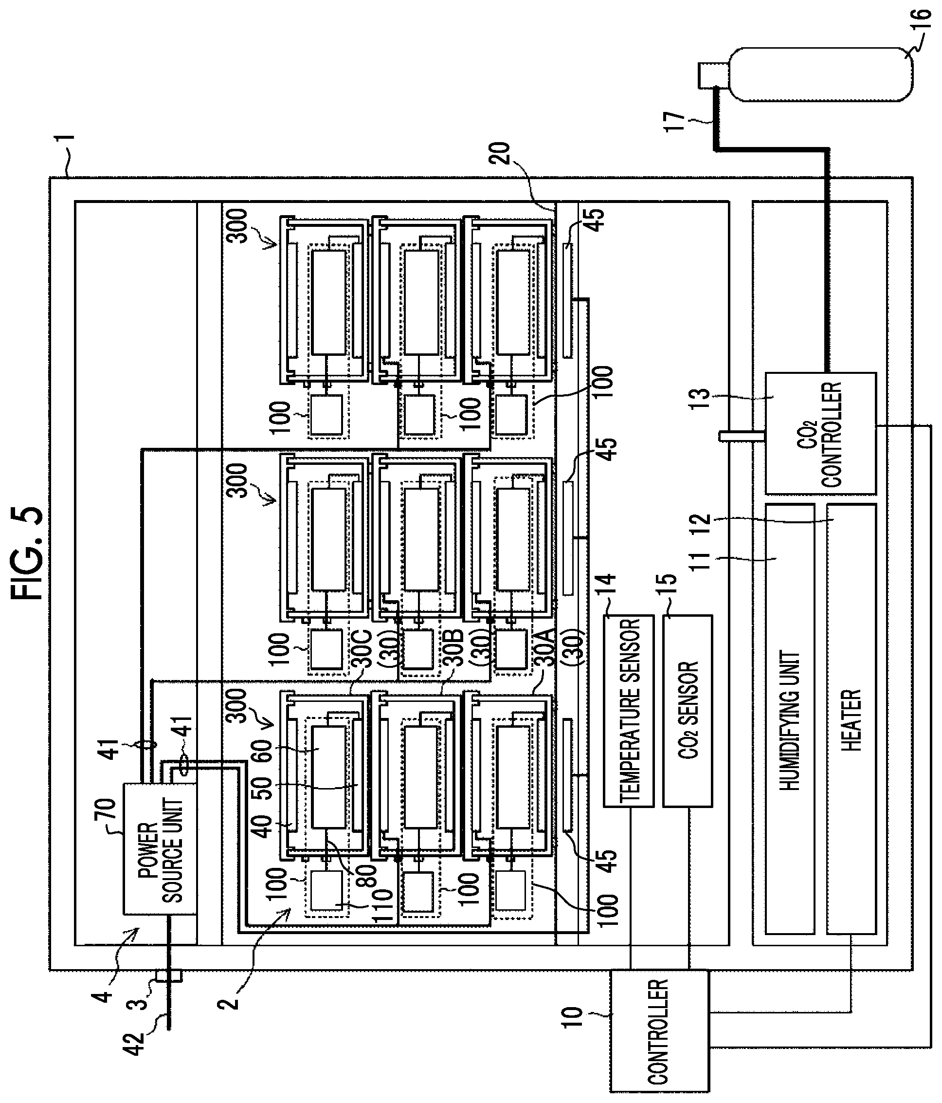 Patent US12312577 Figure 5 – Accommodation case, accommodation case stack, and method of operating microfluidic device