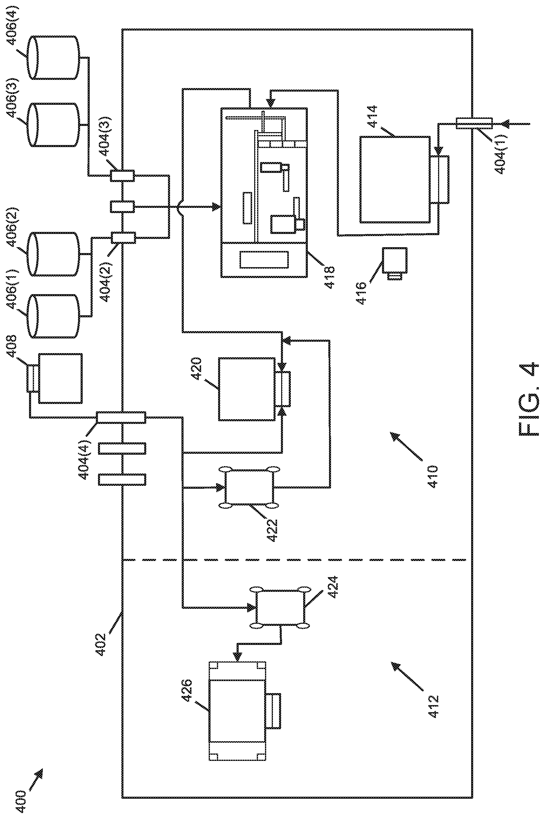 Patent US12312578 Figure 4 – Facilities and processes to produce biotherapeutics